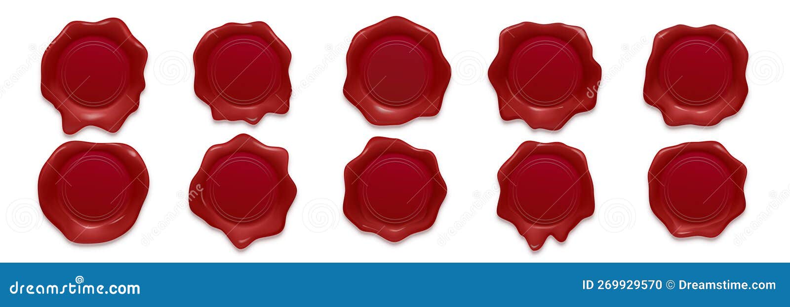 Sellos De Cera De Sello Vectores Conjunto Cera De Sellado Roja Etiquetas  Realistas Sobre Fondo Blanco. Sellos De Goma De Sello Pos Ilustración del  Vector - Ilustración de venta, antigüedad: 269929570