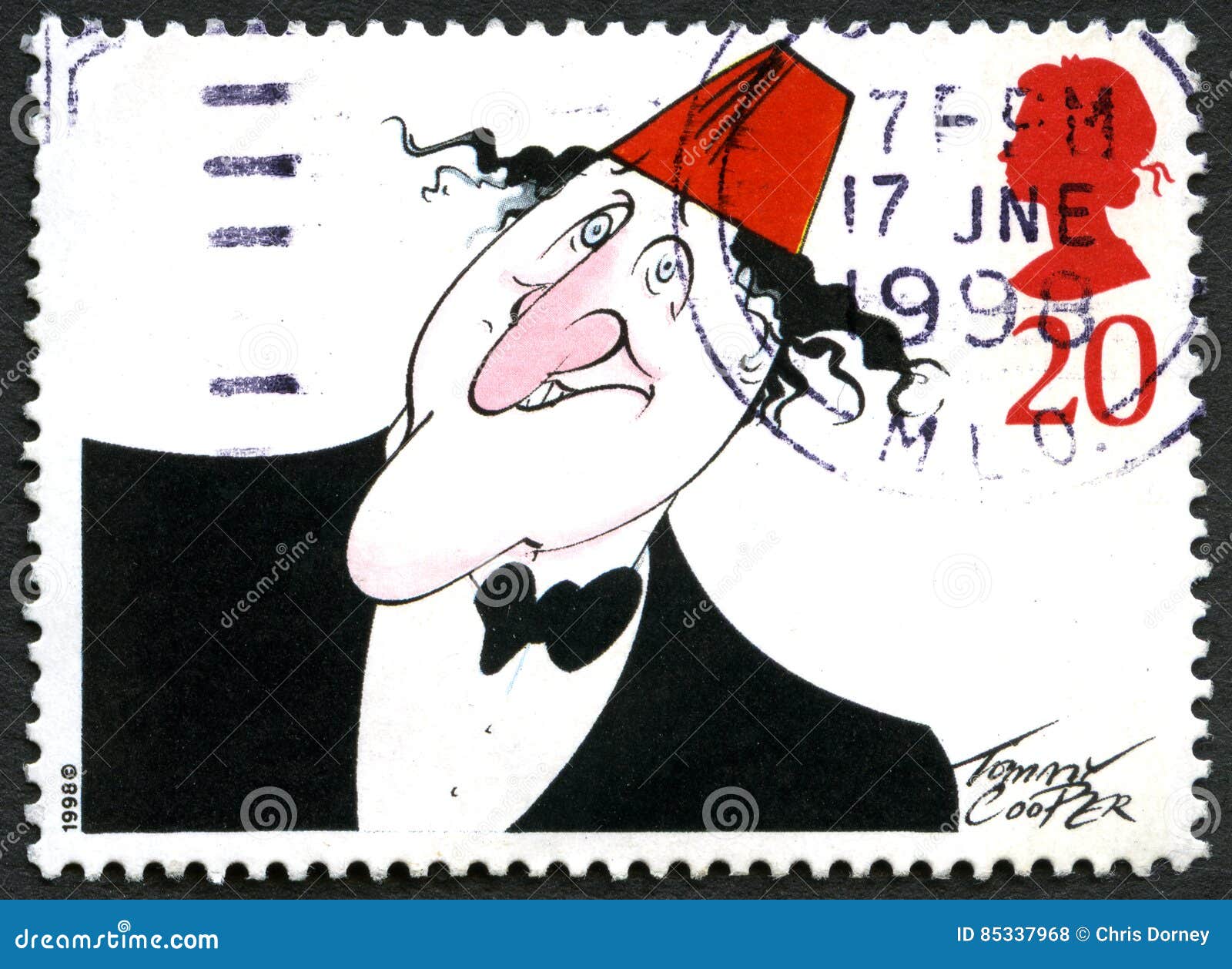 Selo Postal De Tommy Cooper Reino Unido Foto de Stock Editorial - Imagem de  real, celebridade: 85337968