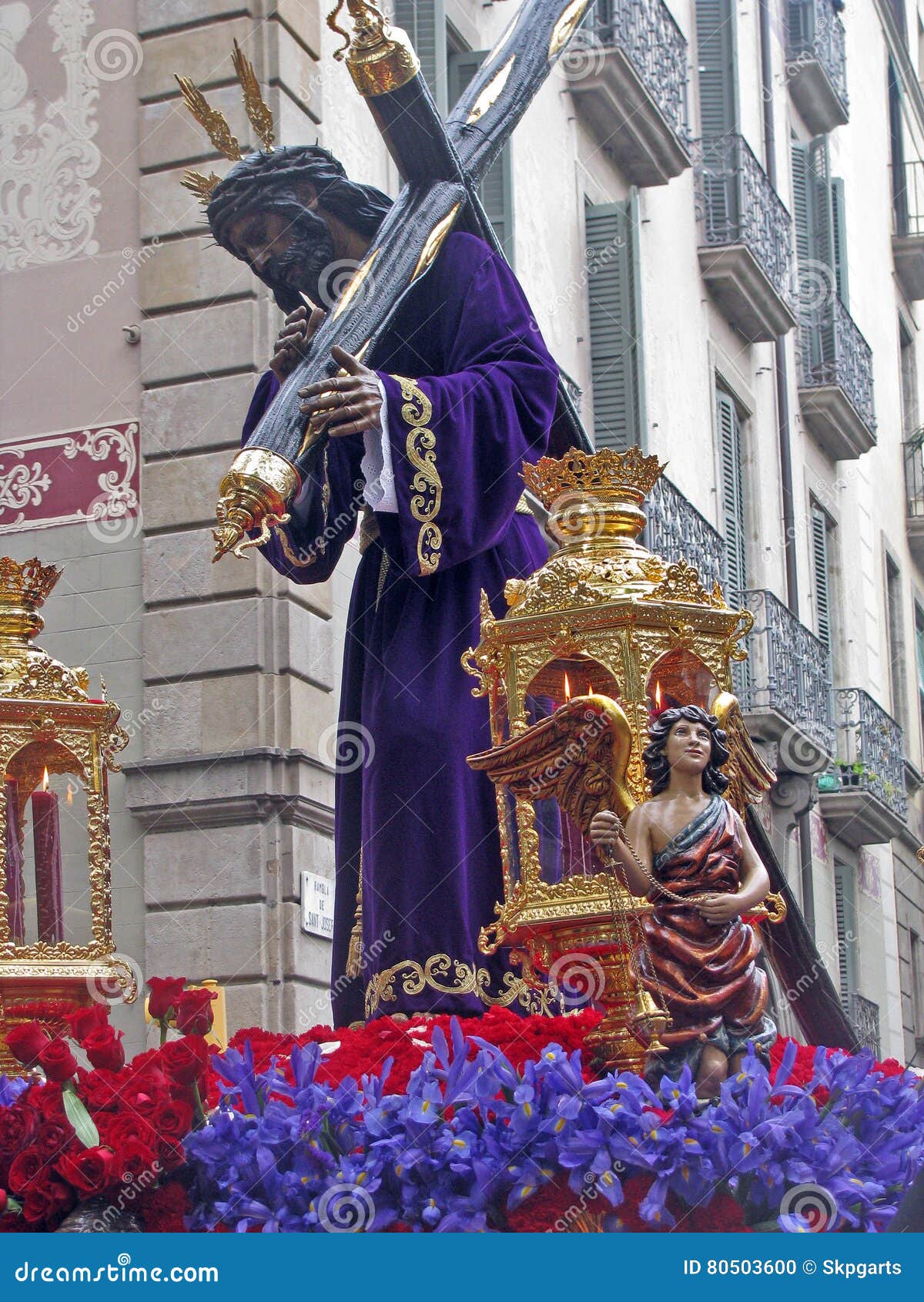 semana santa celebration in barcelona