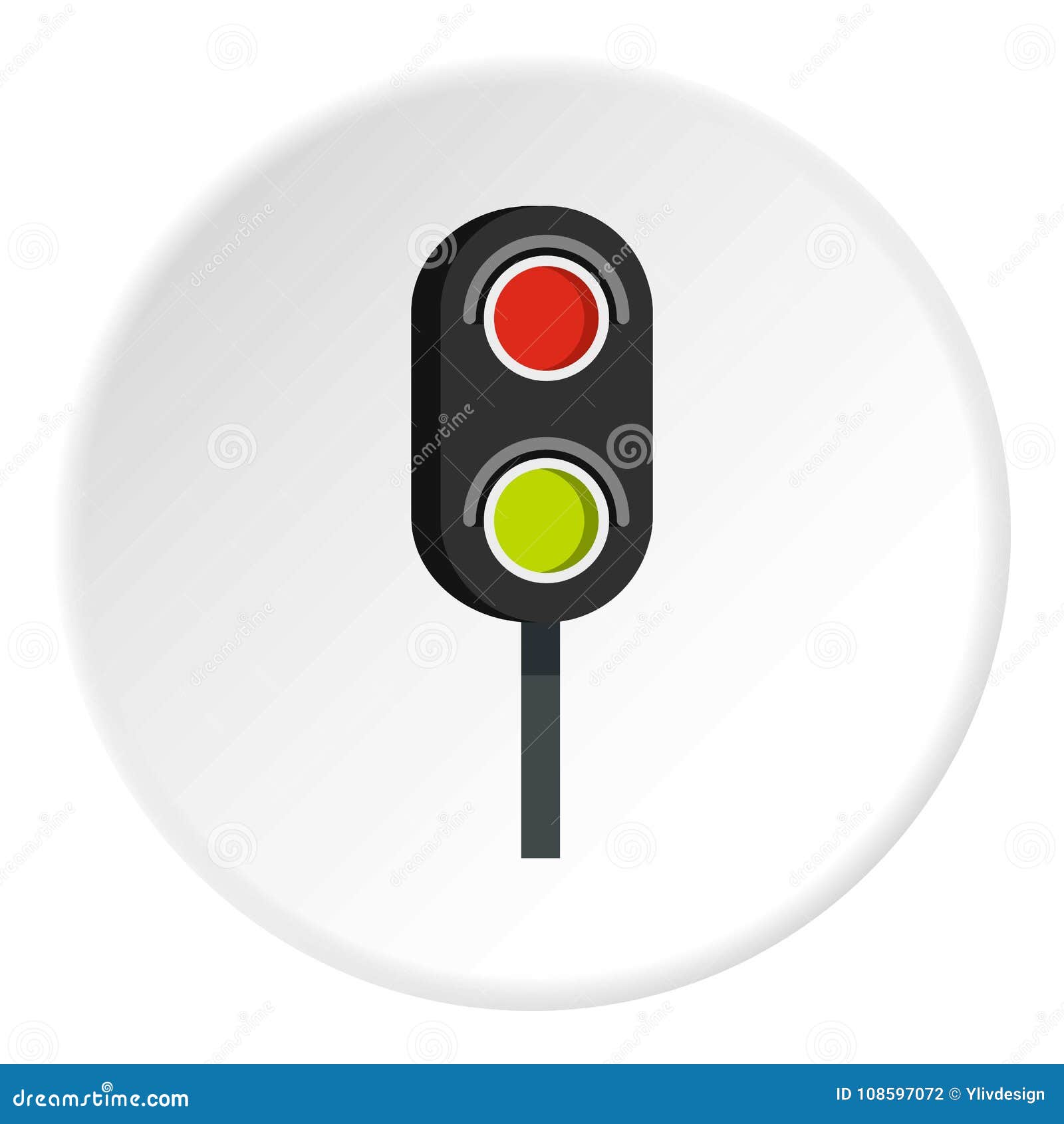 semaphore trafficlight icon circle