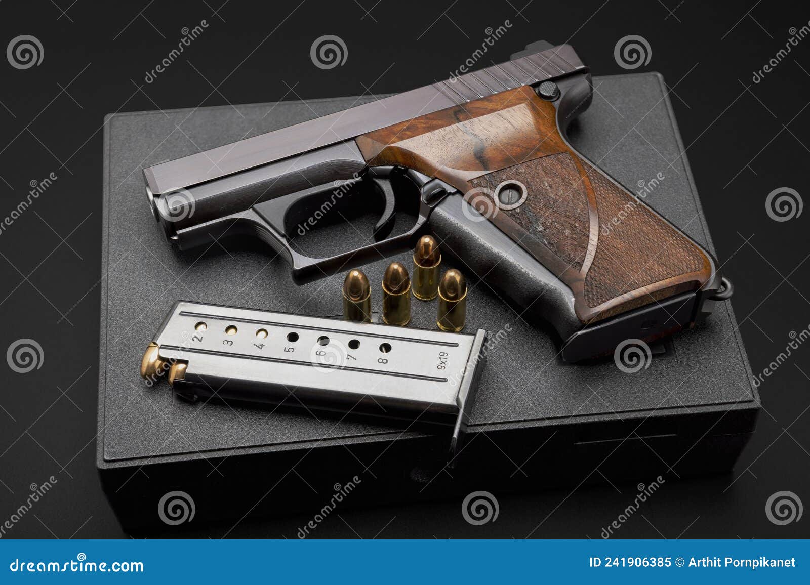 Toy Handgun, Plastic Pistol For Kids Game, Set And Collection Royalty