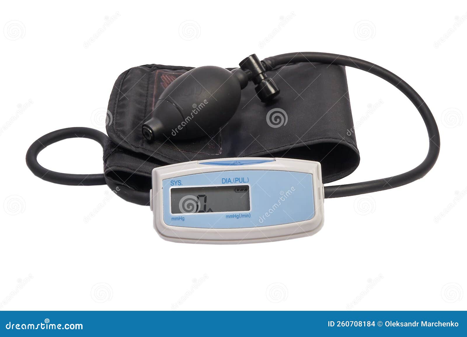 Semiautomatic Tonometer for Measuring Blood Pressure and Pulse Rate on