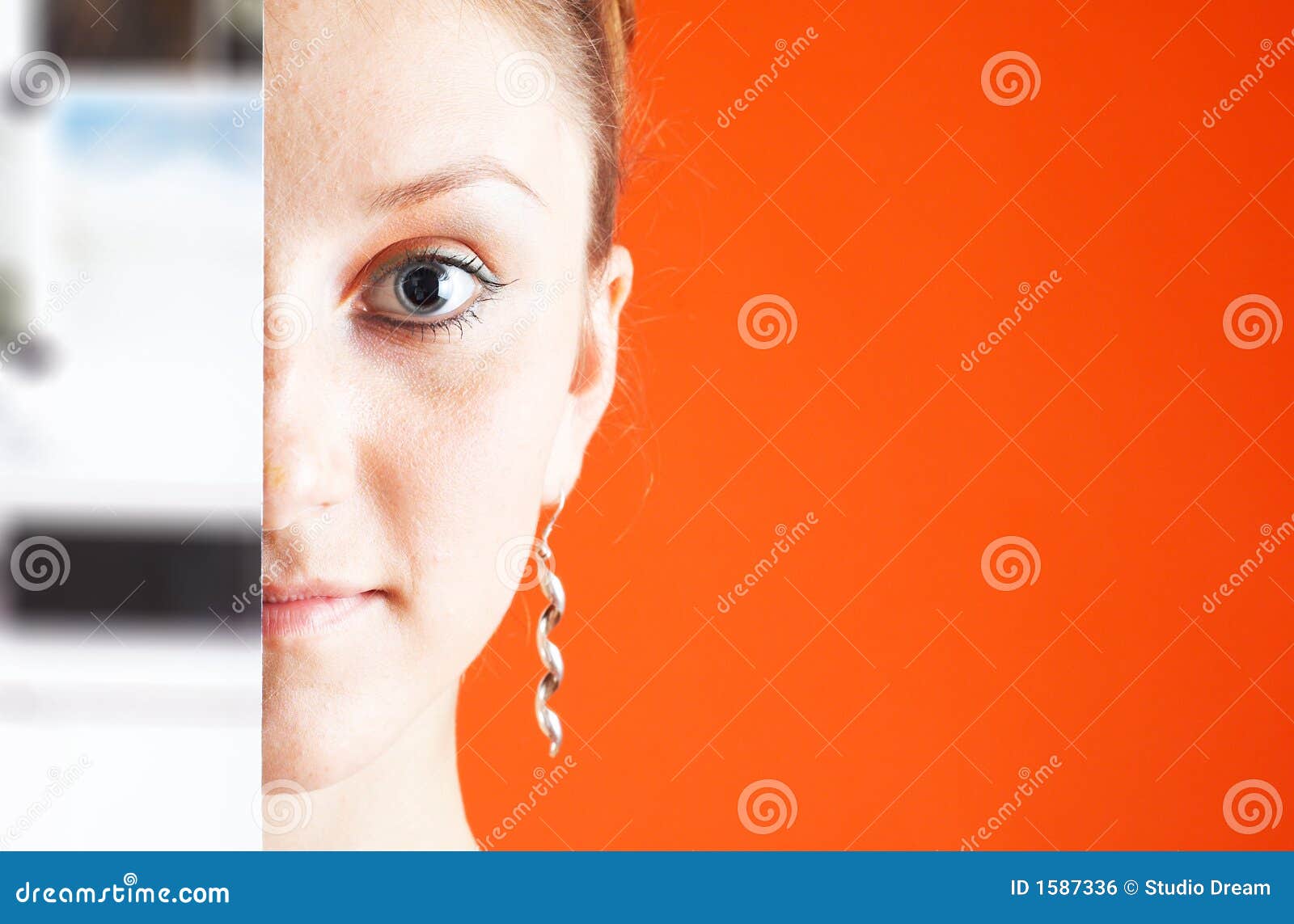 Semi-hidden Face 2 stock photo. Image of eyebrow, peer - 1587336