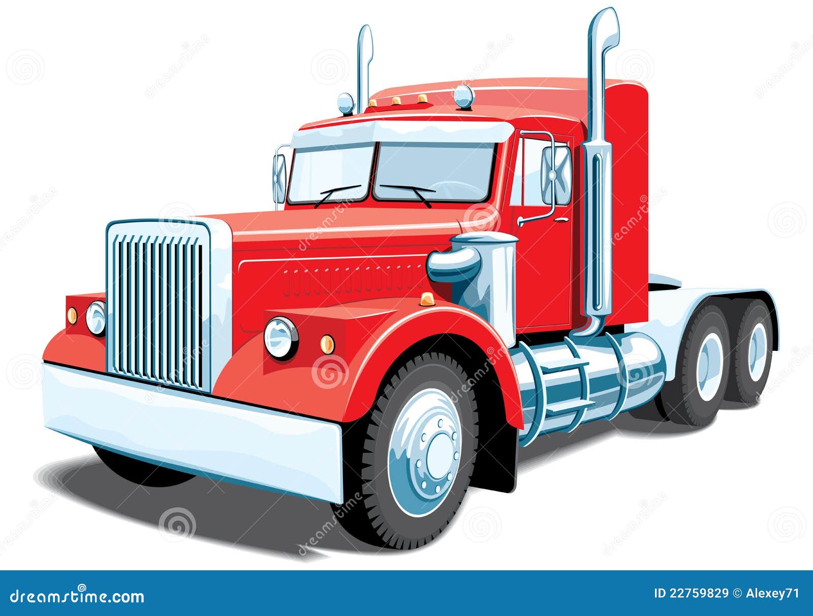 Semi truck stock vector. Illustration of supply, image 22759829 Semi truck stock vector. Illustration of supply, image 22759829