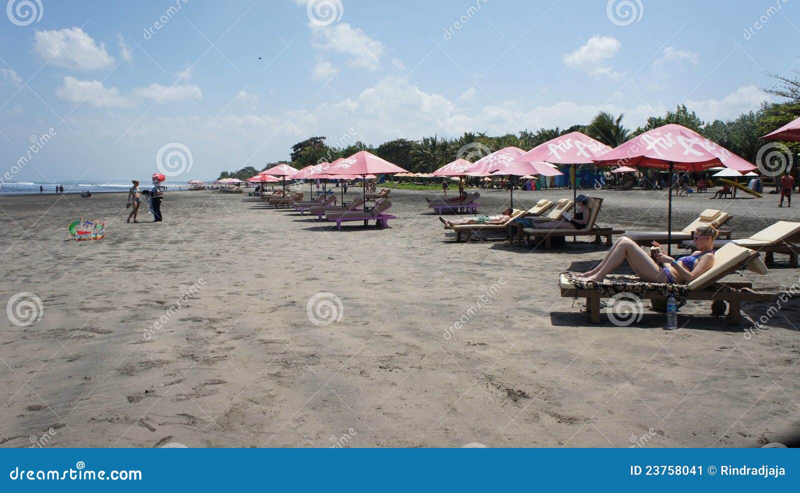 Seminyak Beach, Bali editorial photo. Image of bali, bikini 23758041