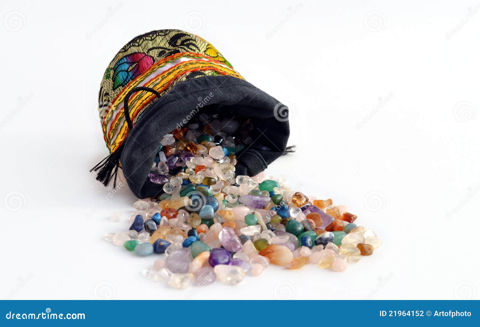 semiprecious gems out of a sacket