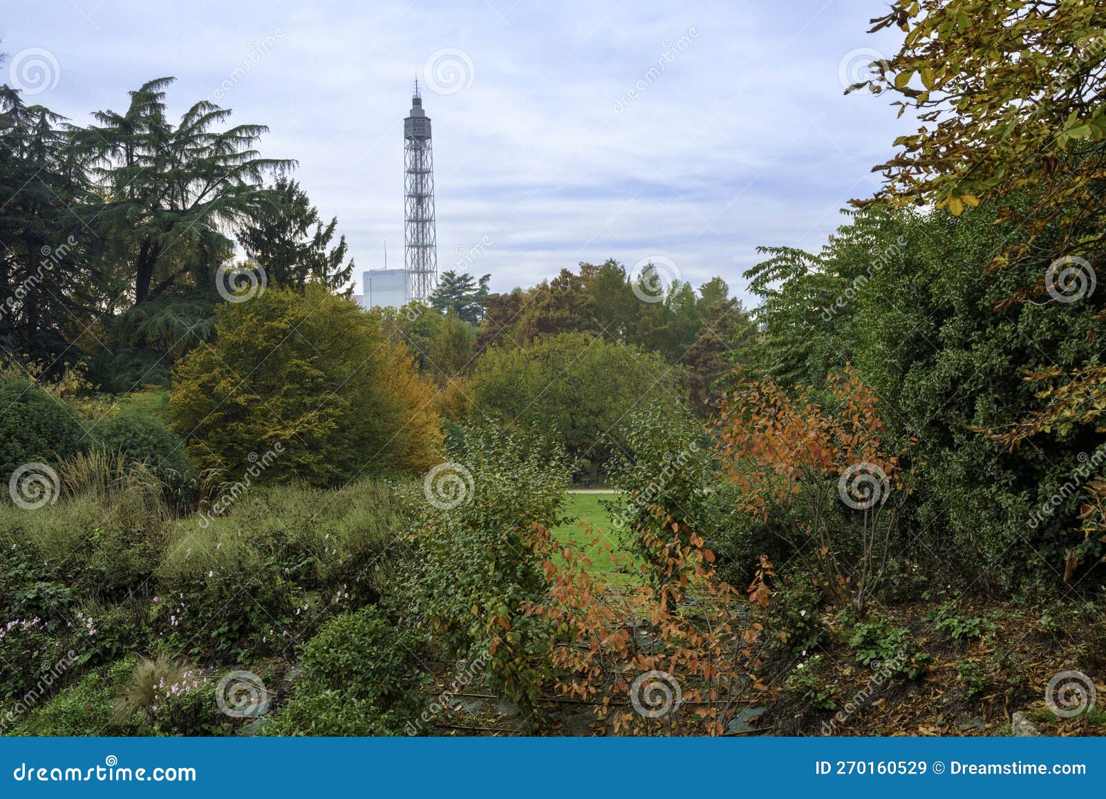 Sempione Park in Milan at Fall Stock Image - Image of fall, italy ...