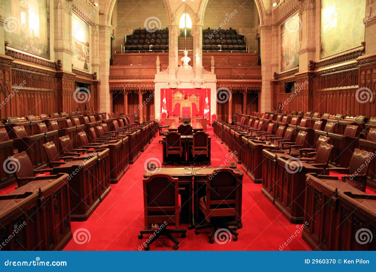 the senate chamber, ottawa.