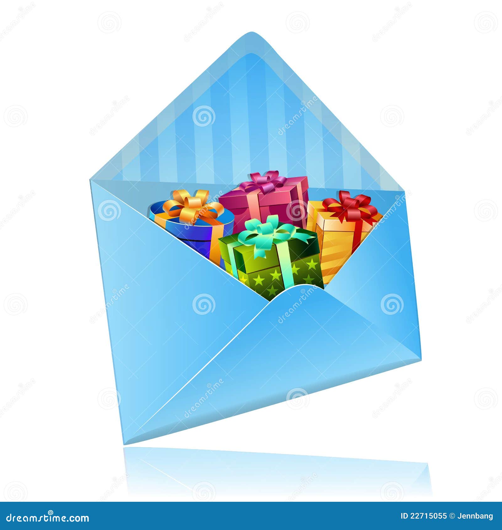 Sending Gift With Mail Royalty Free Stock Photo - Image ...