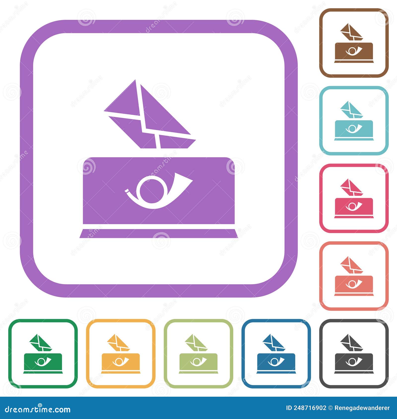 sending mail solid simple icons