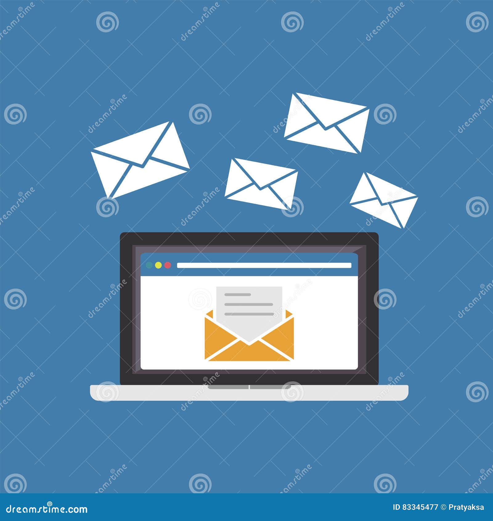 sending or receiving email. email marketing