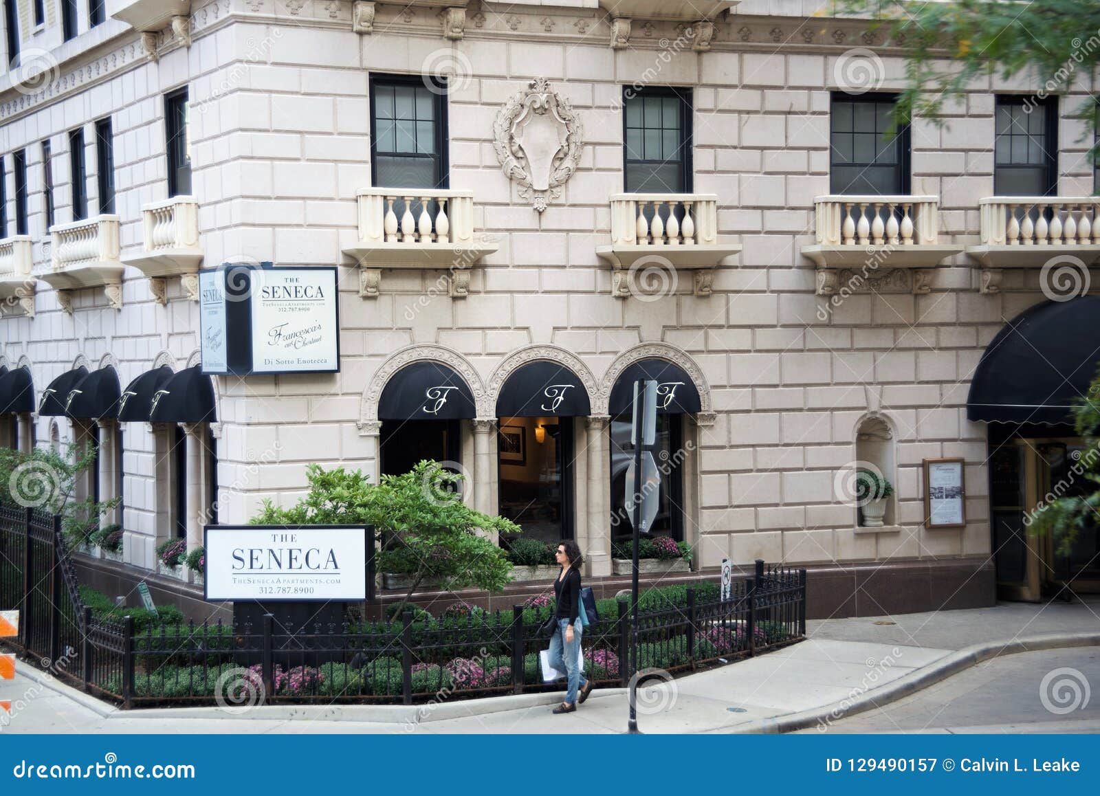 Seneca Hotel, Chicago Illinois Fotografía editorial Imagen de seneca