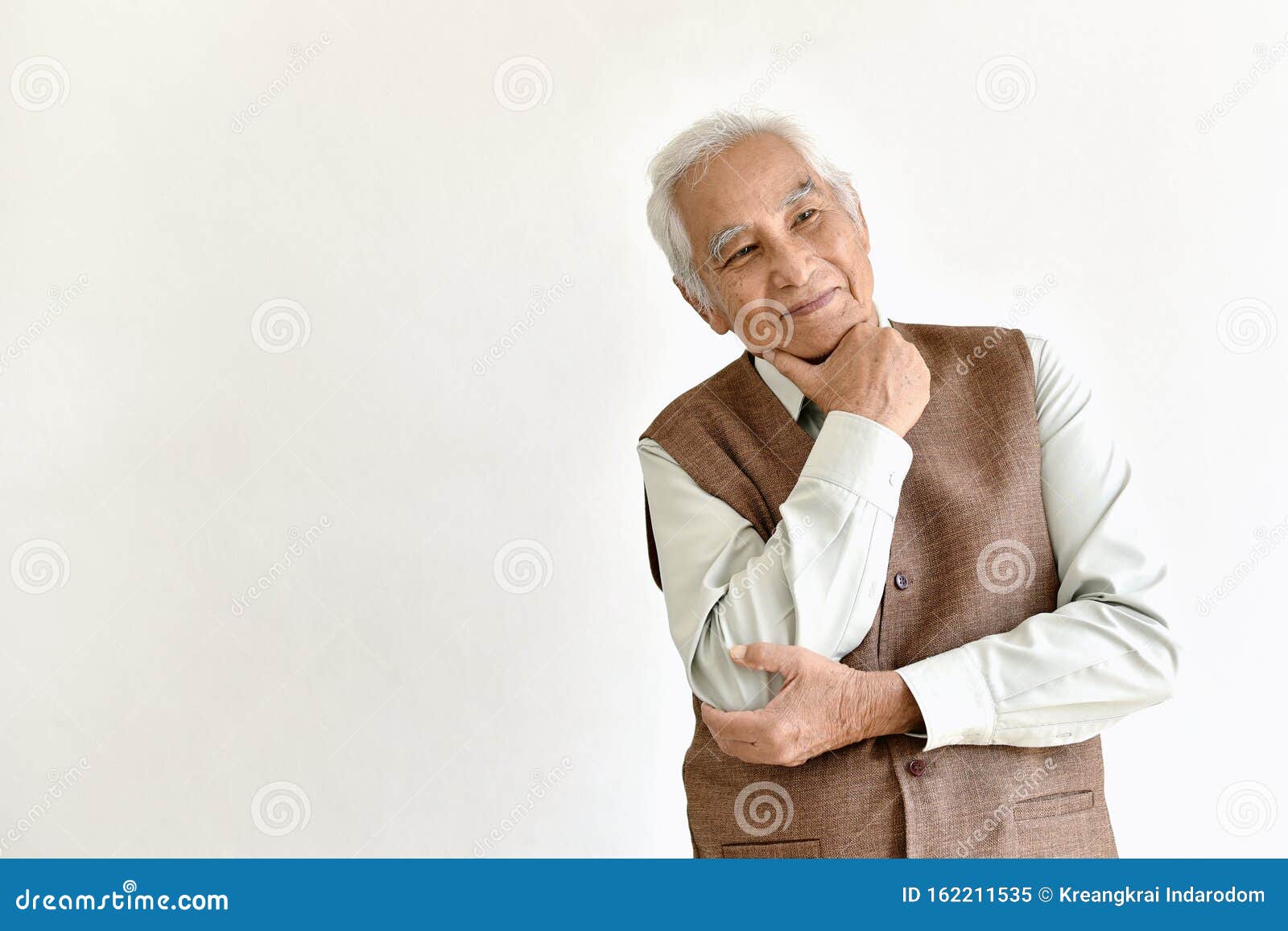 elderly man standing