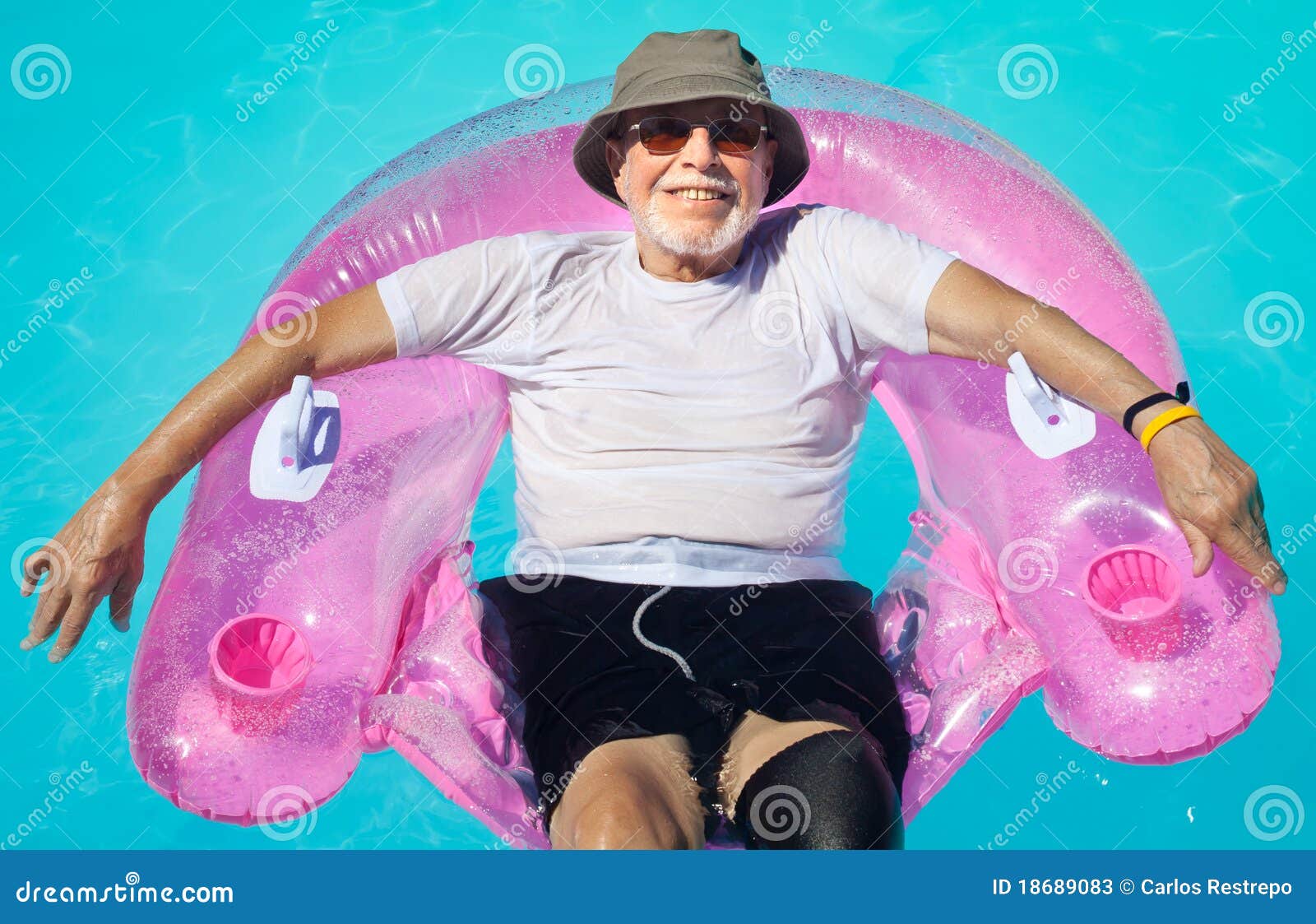 Senior Citizen Relaxing Stock Image Image Of Mature 18689083