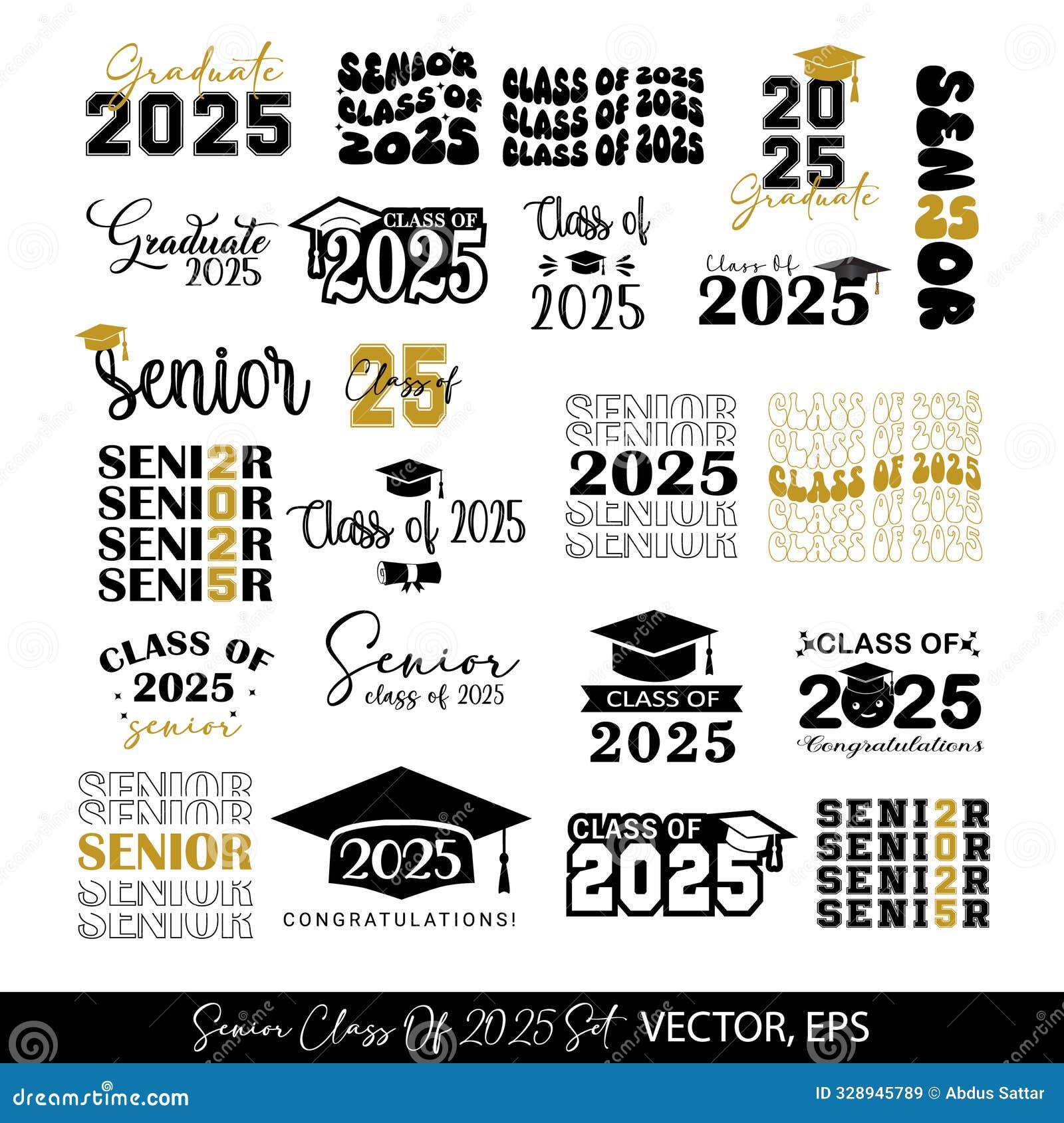 senior class of 2025 eps scalable  files senior 2025, graduate 2025 bundle, class of 2025, high school university 2025