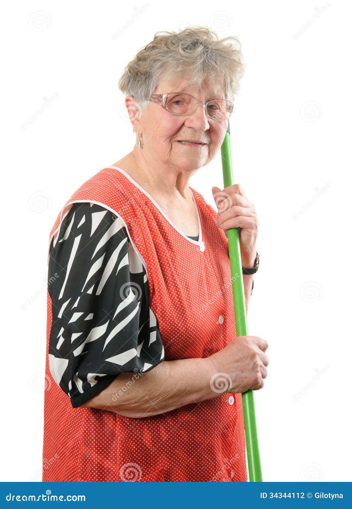 Senior cleaning lady stock photo. Image of caucasian 34344112