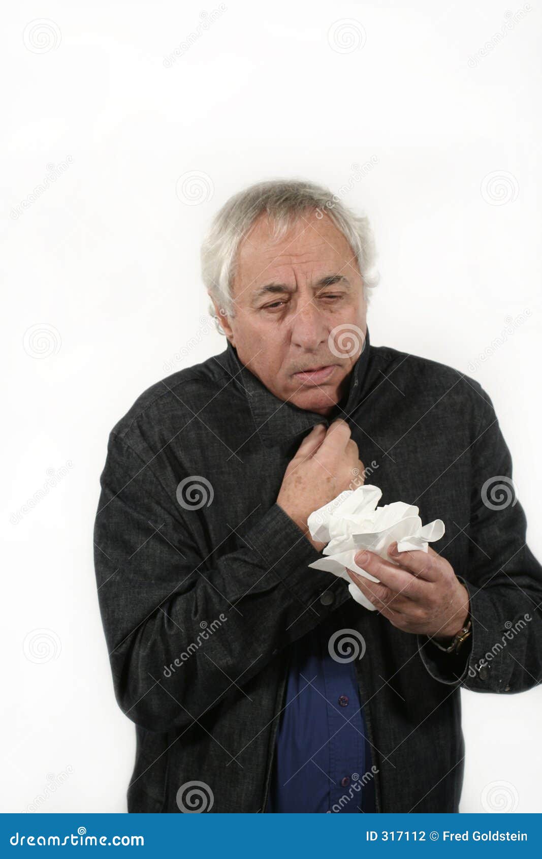 Senior cold stock photo. Image of overwhite, disease, standing - 317112