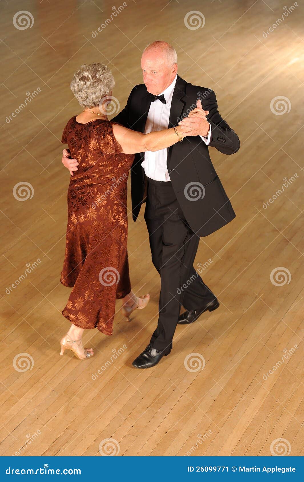 Senior Couple Ballroom Dancing Stock Image Image of adults, people