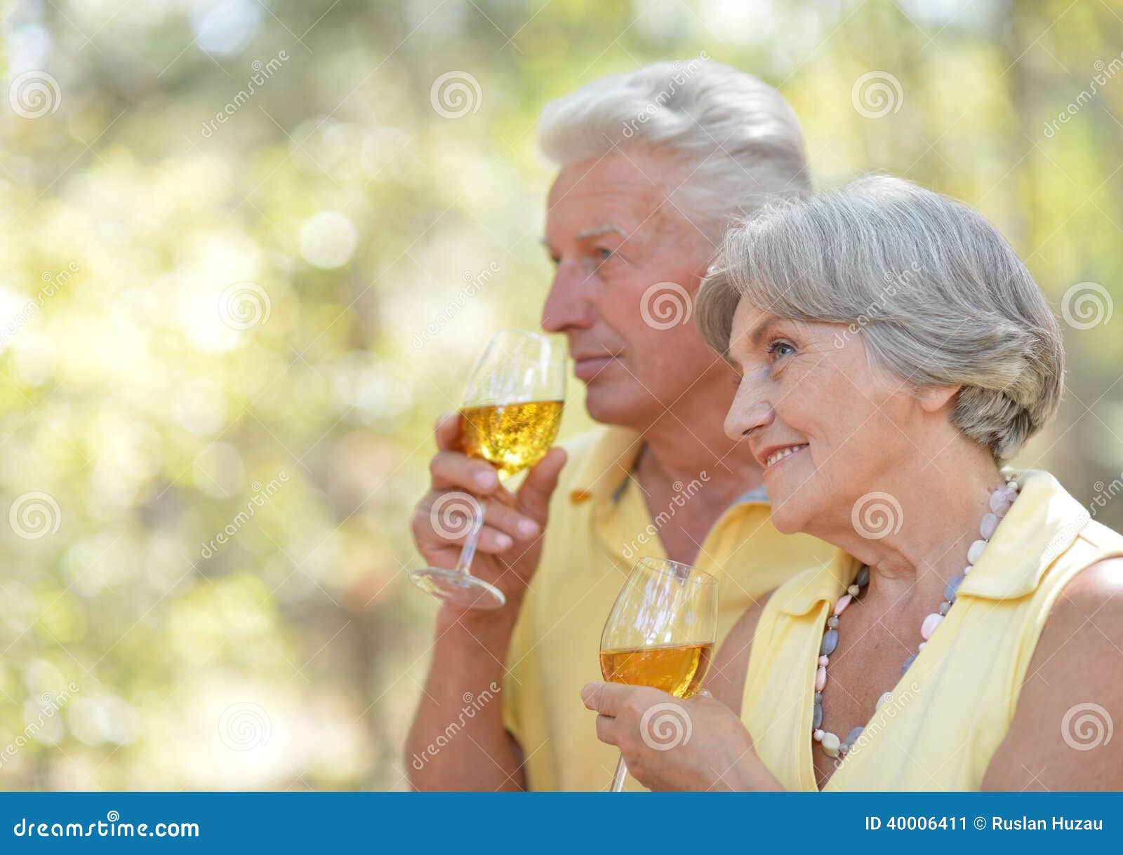 Senior Couple Drinking Wine Stock Image Image of elderly, european