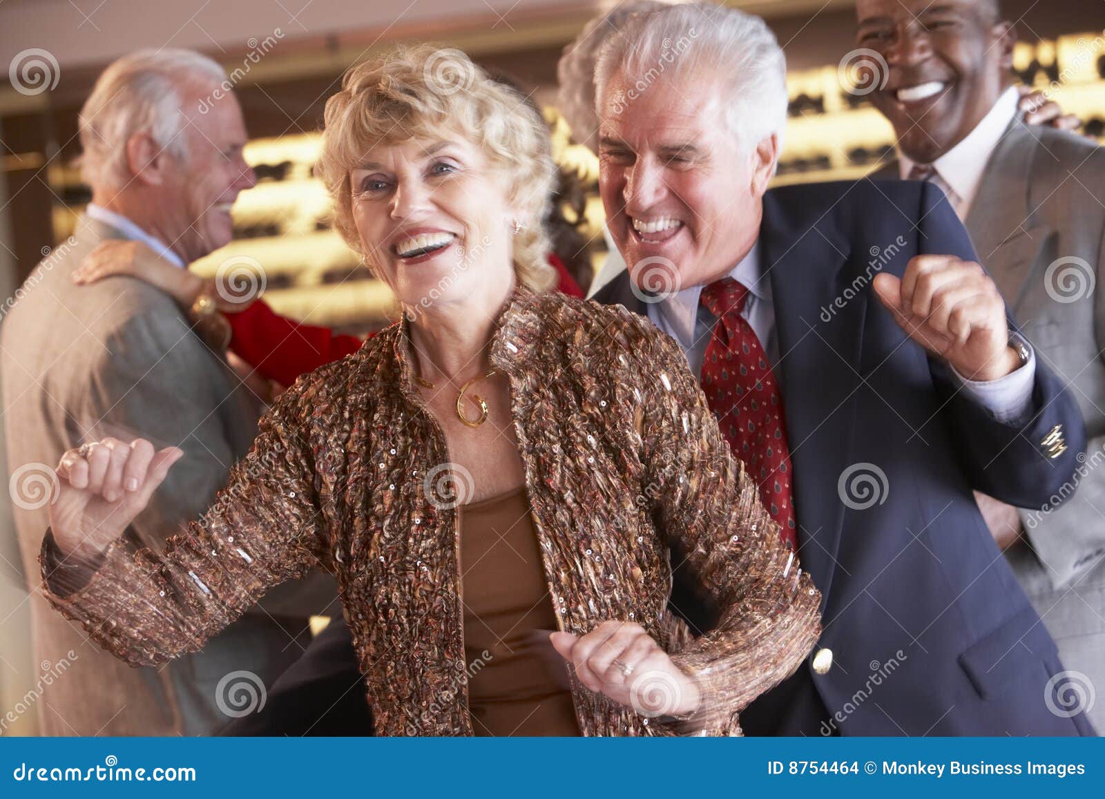 Senior Couples Dancing at a Stock Photo Image of restaurant