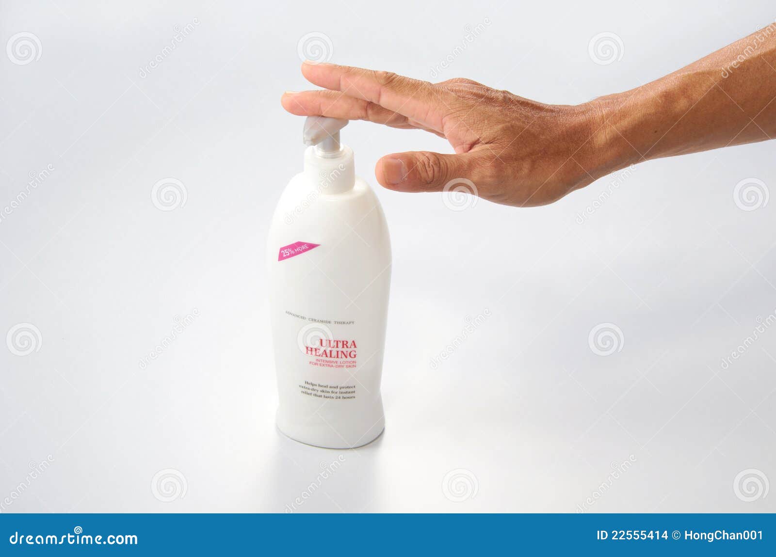 Senior Hand with Lotion stock photo. Image of dermatology 22555414