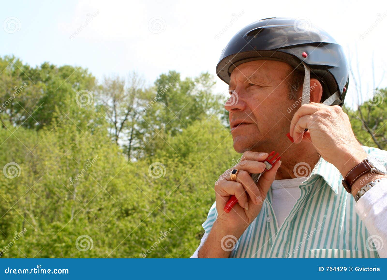 Senior helmet stock image. Image of retire, elderly, fingers 764429