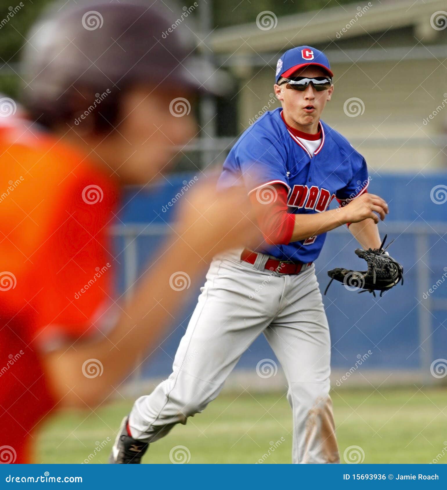 Senior League Baseball World Series Canada Throw Editorial Photo