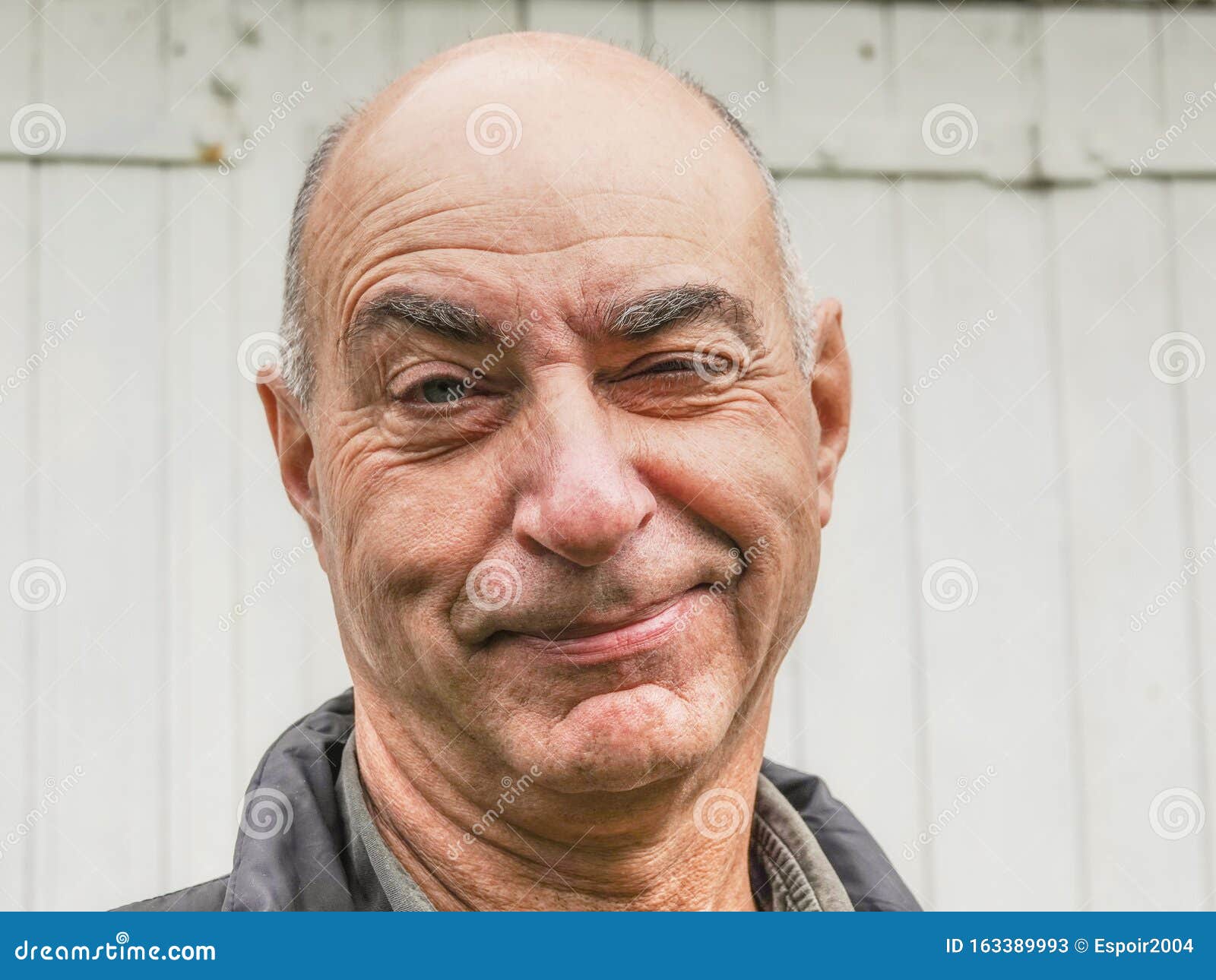 Senior Male with Funny Faces Stock Image - Image of appearance, elder:  163389993