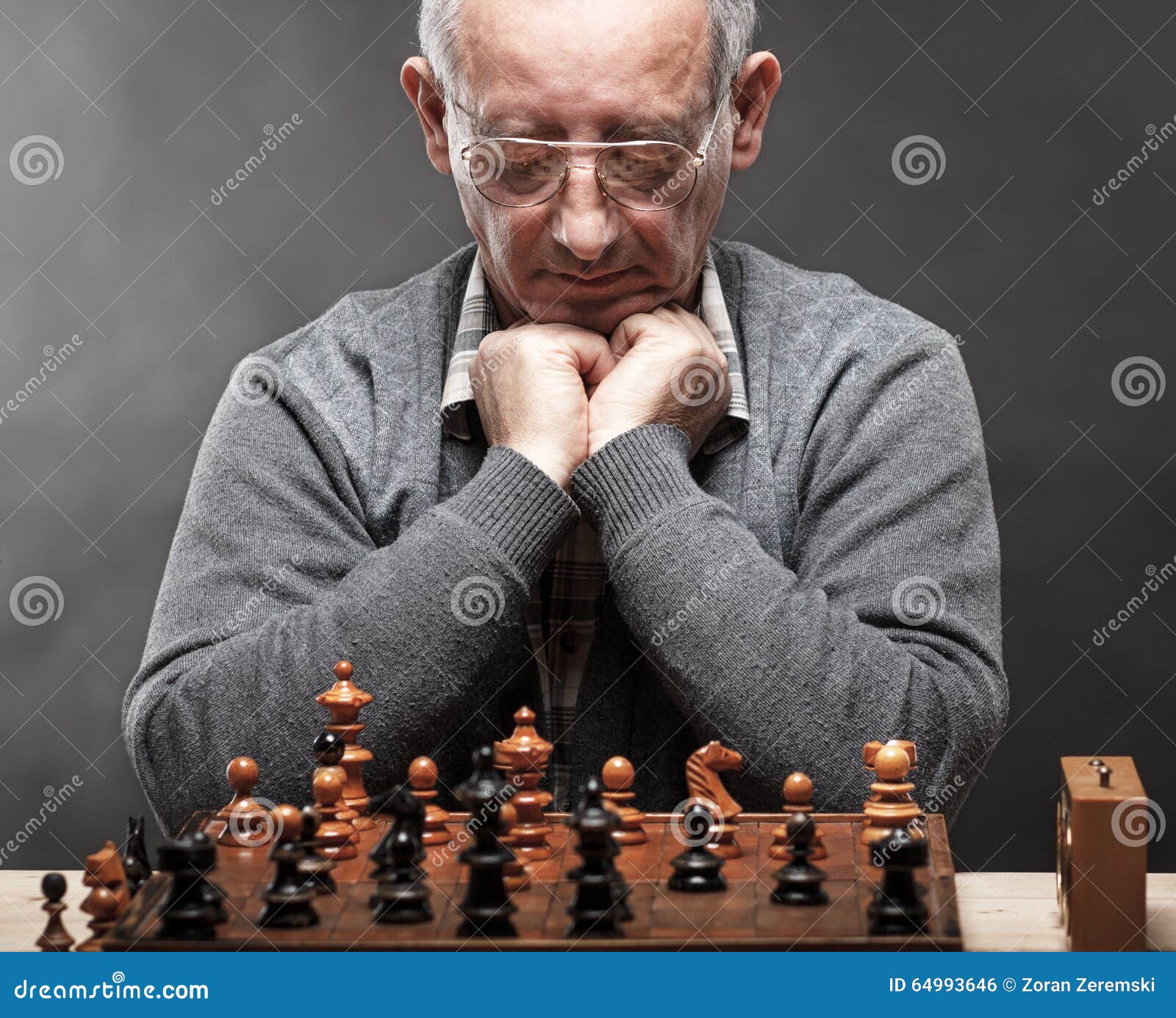 next move in a chess game, Stock image