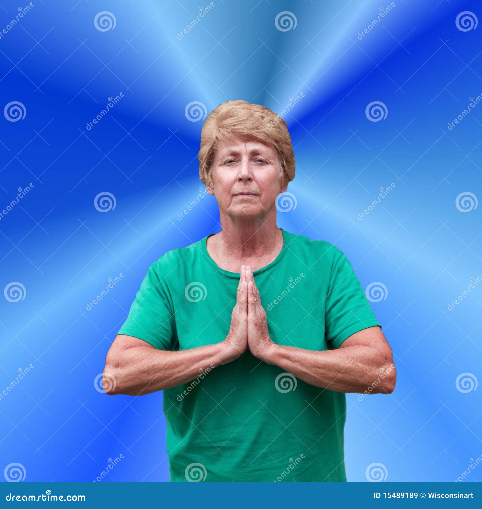 senior mature woman spiritual spirituality prayer