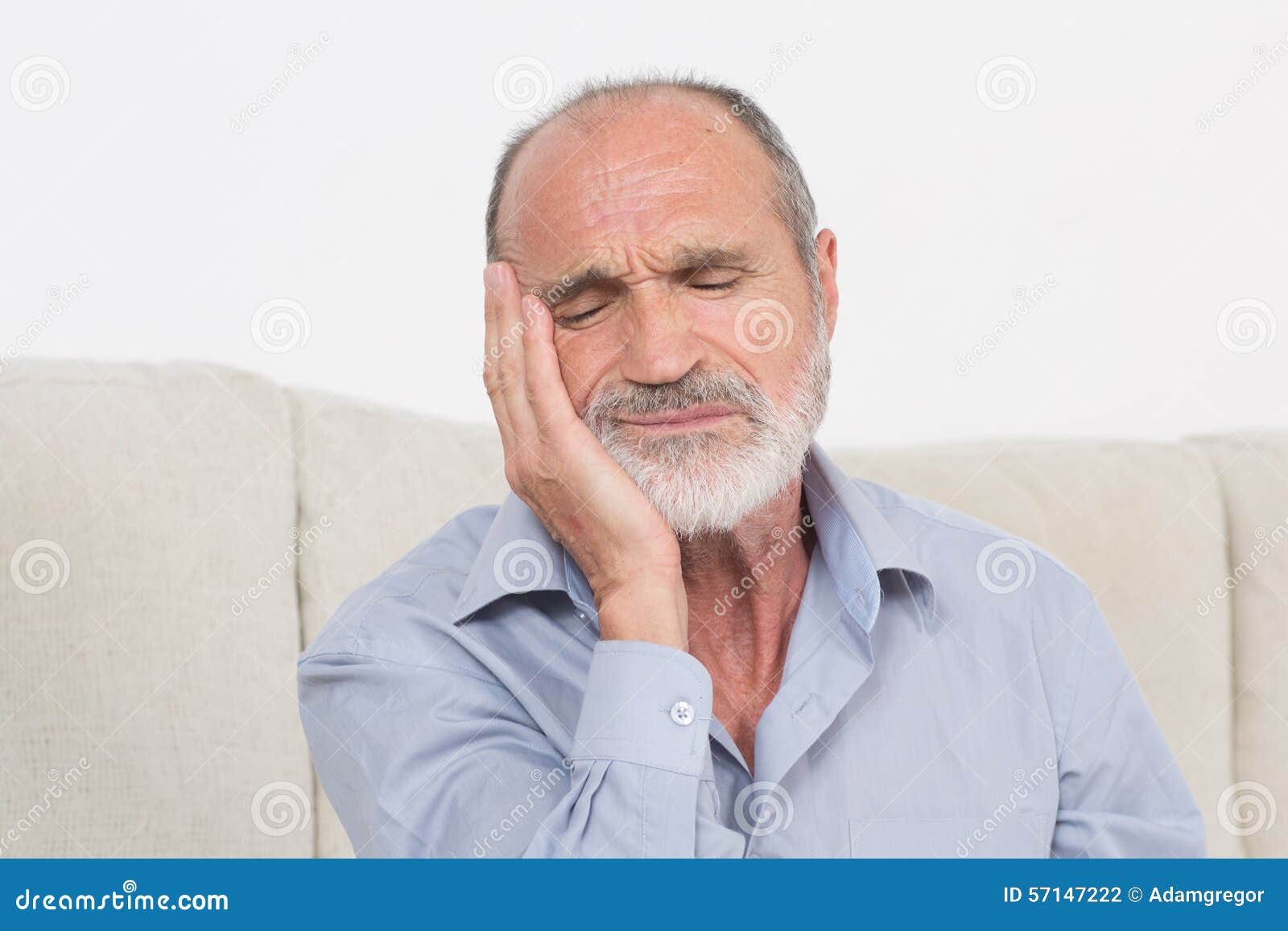 Senior in pain stock photo. Image of relation, older 57147222