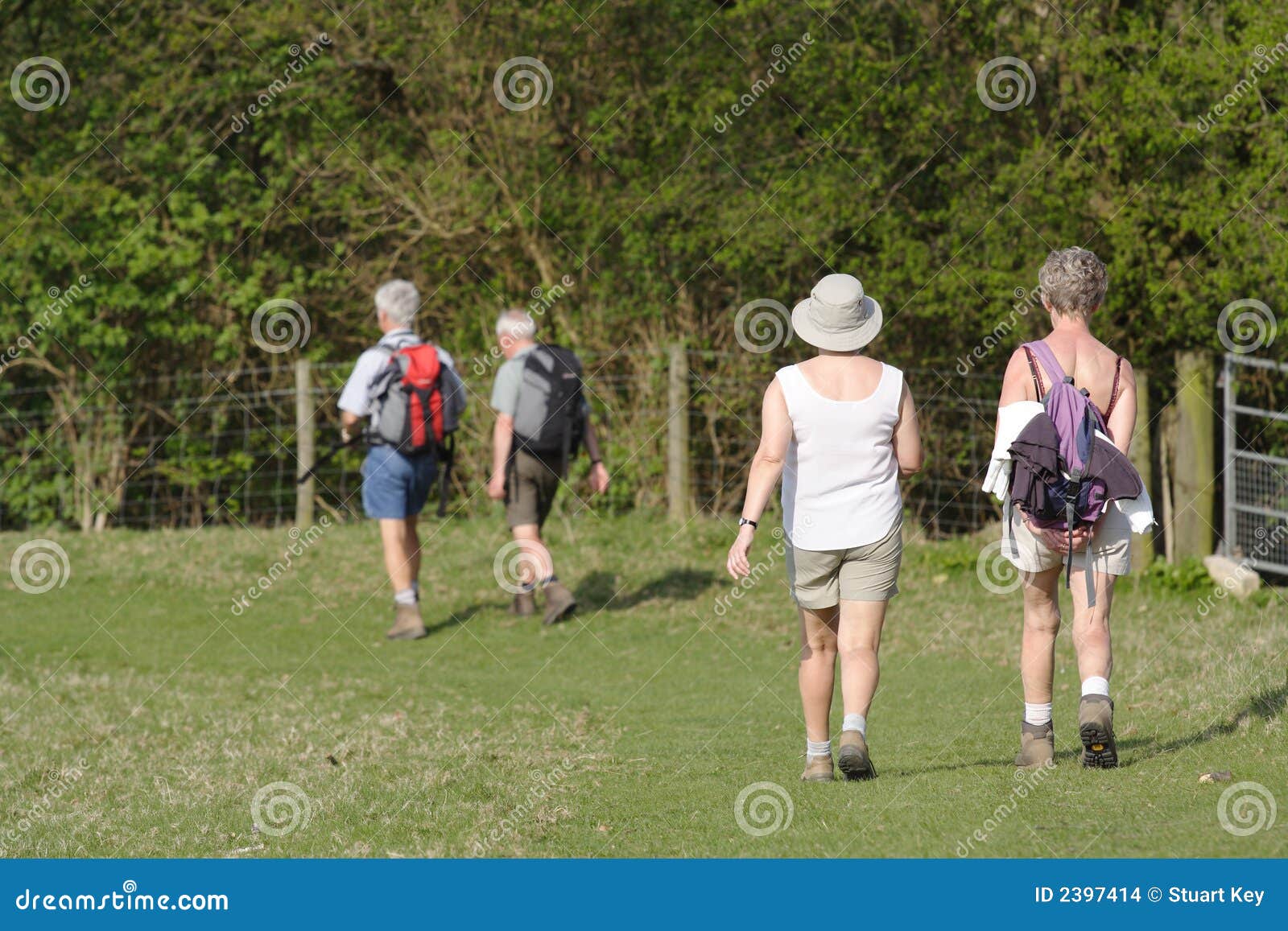 senior people walking