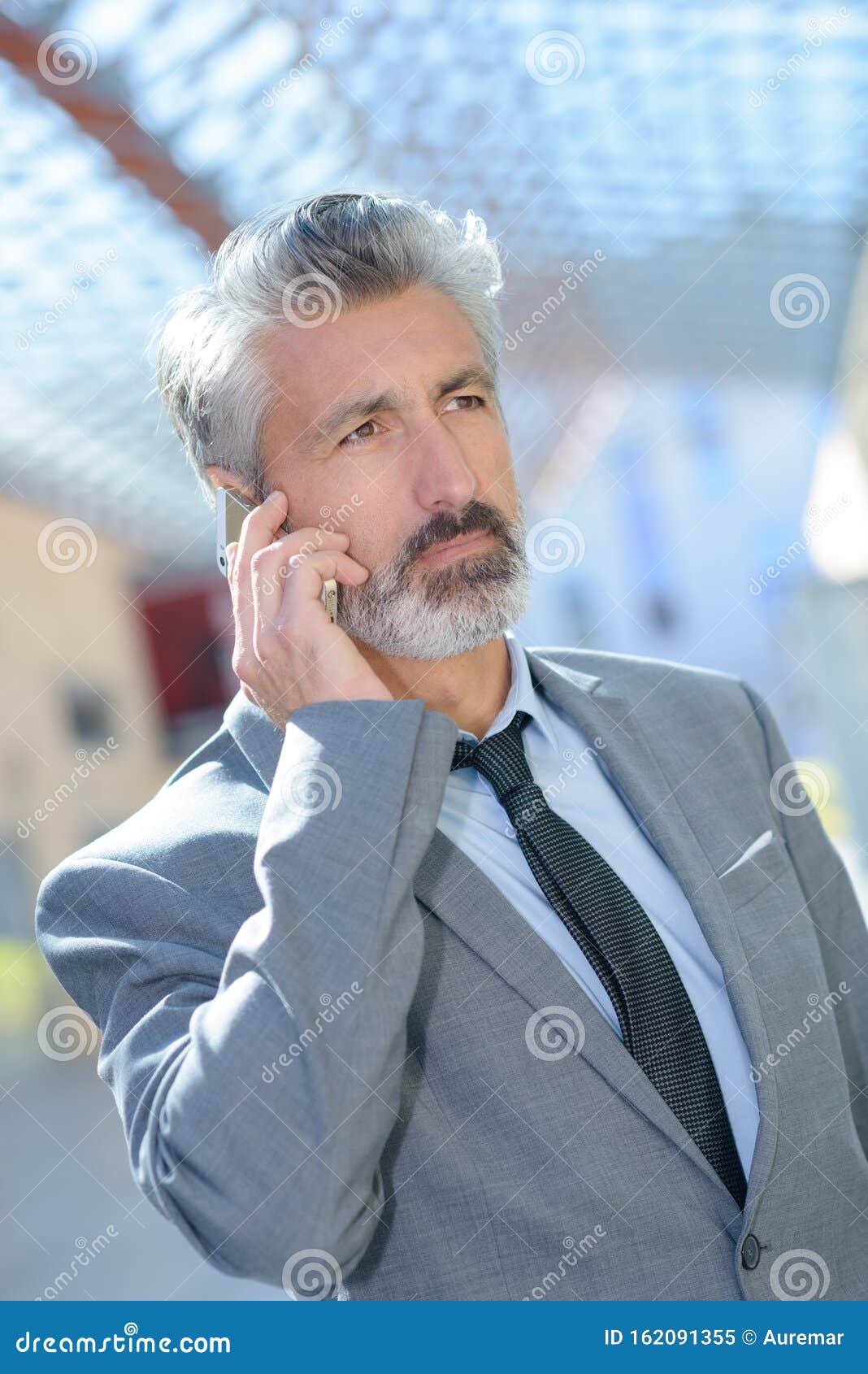 senior on phone with important news