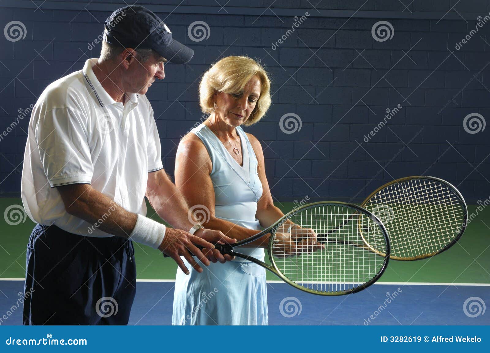 senior tennis instruction