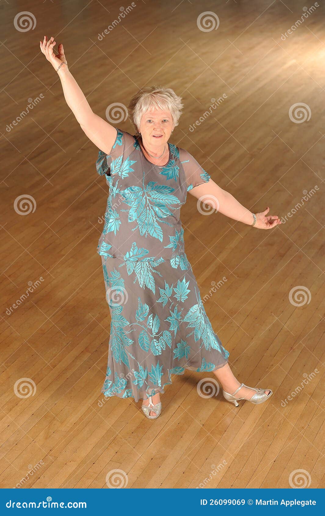 Senior Woman Ballroom Dancing Royalty Free Stock Images - Image: 26099069