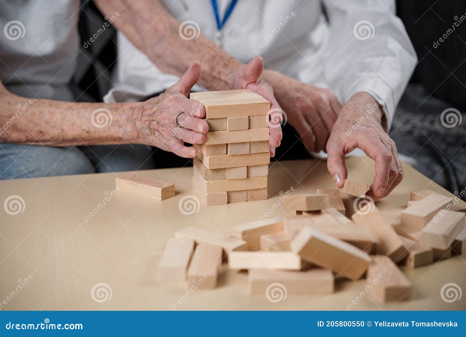 Jenga National Parks Theme Wooden Block Game