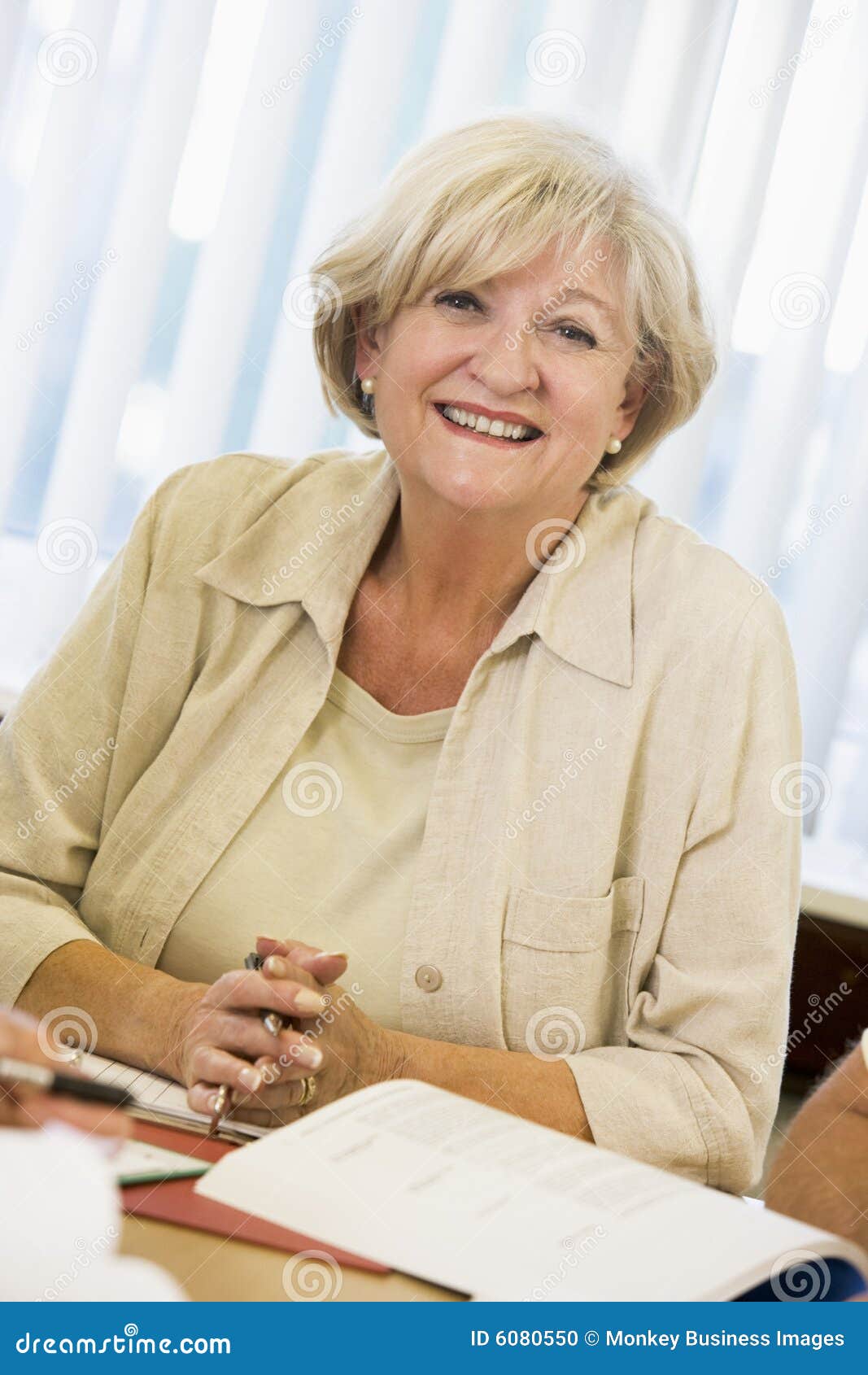 Senior woman studying stock photo. Image of higher, looking - 6080550