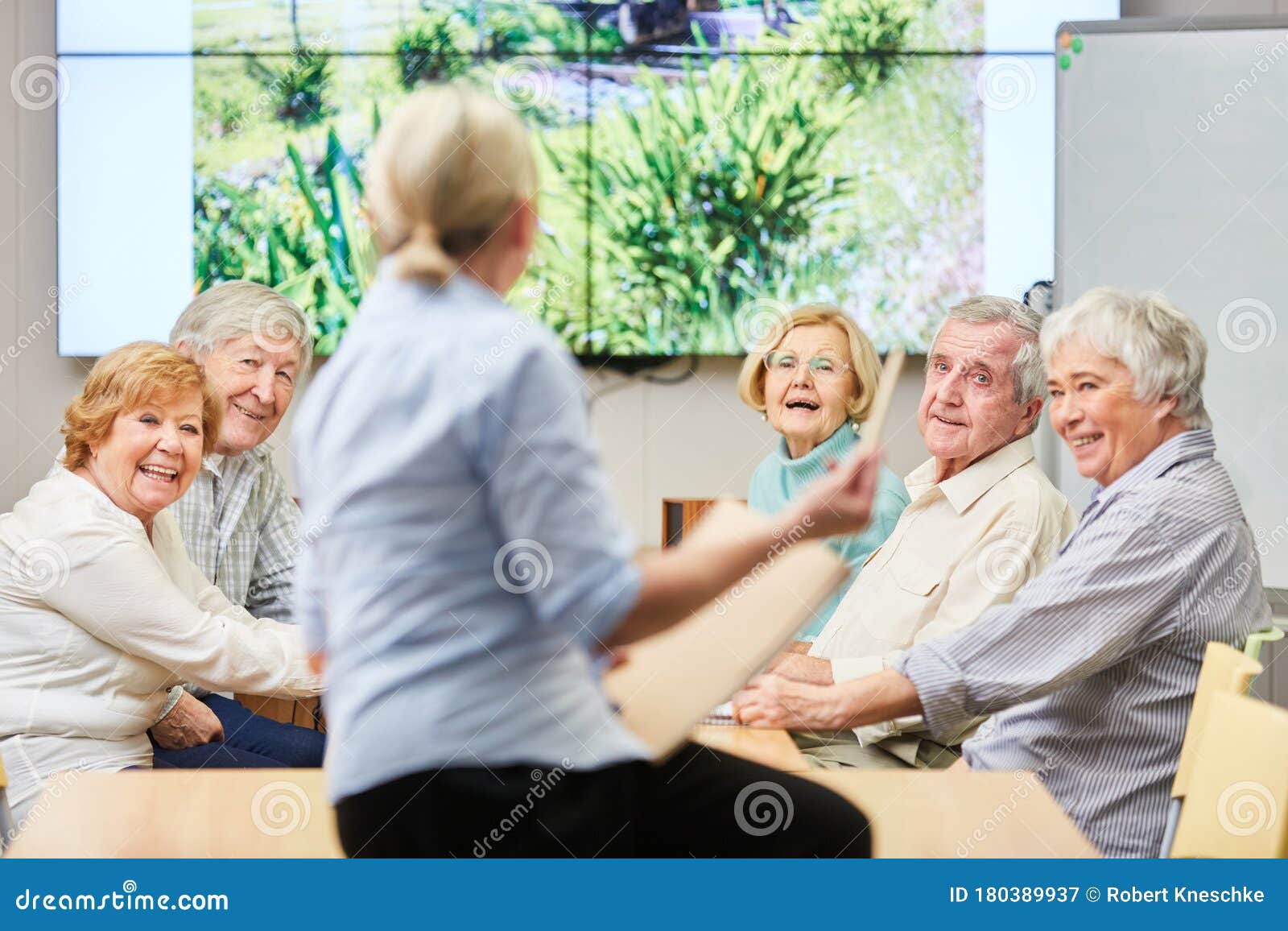 Seniors in the Adult Education Stock Image Image of concept, retirement 180389937