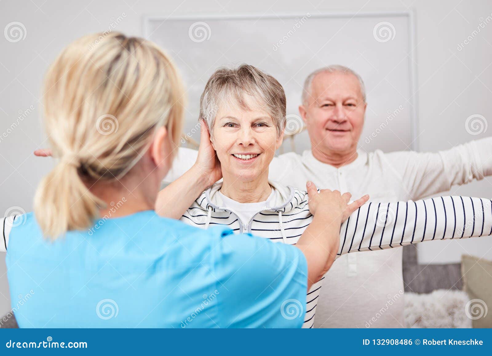 Seniors Making Occupational Therapy Stock Photo Image of