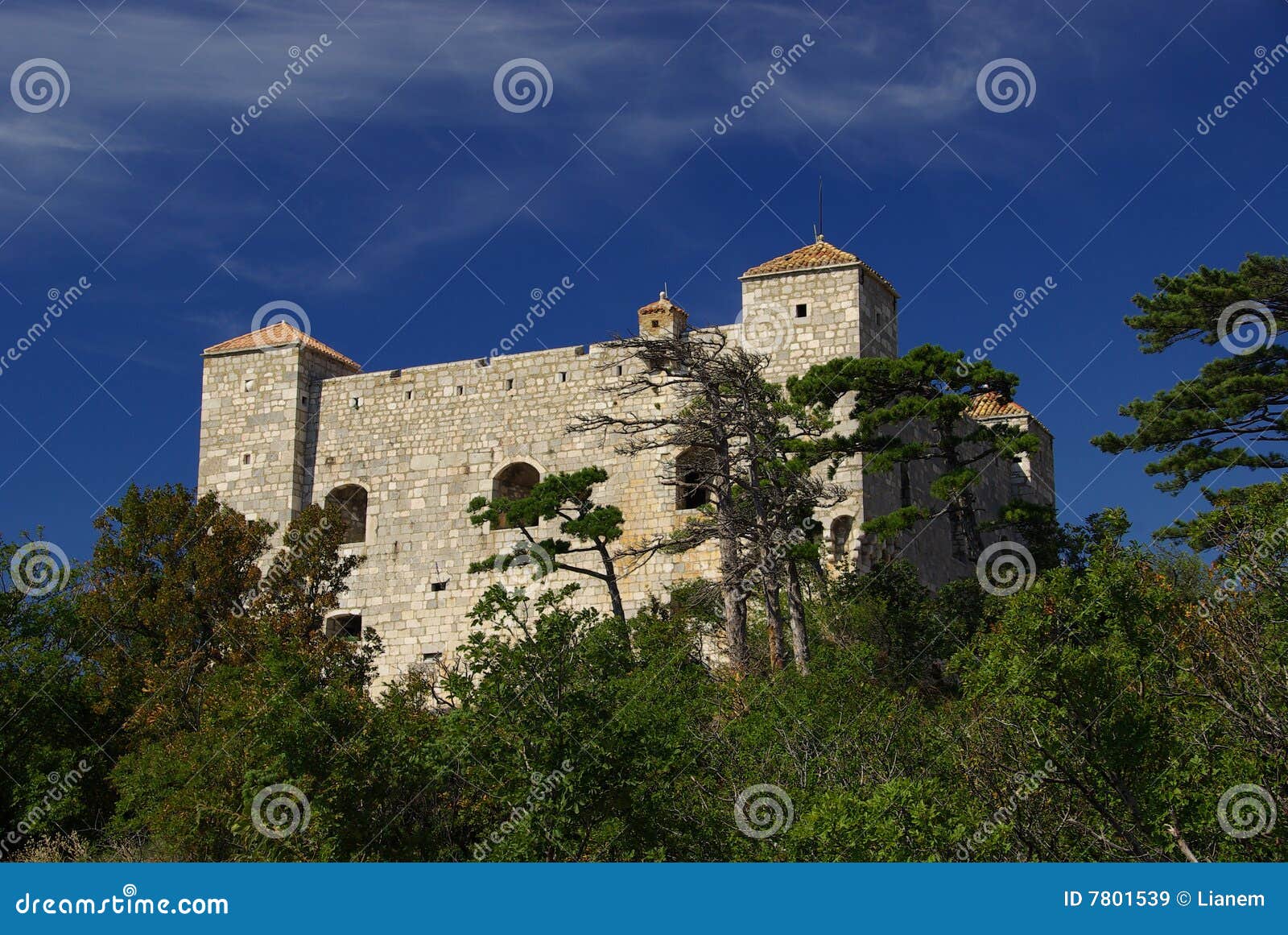 Senj castle in croatia, europe