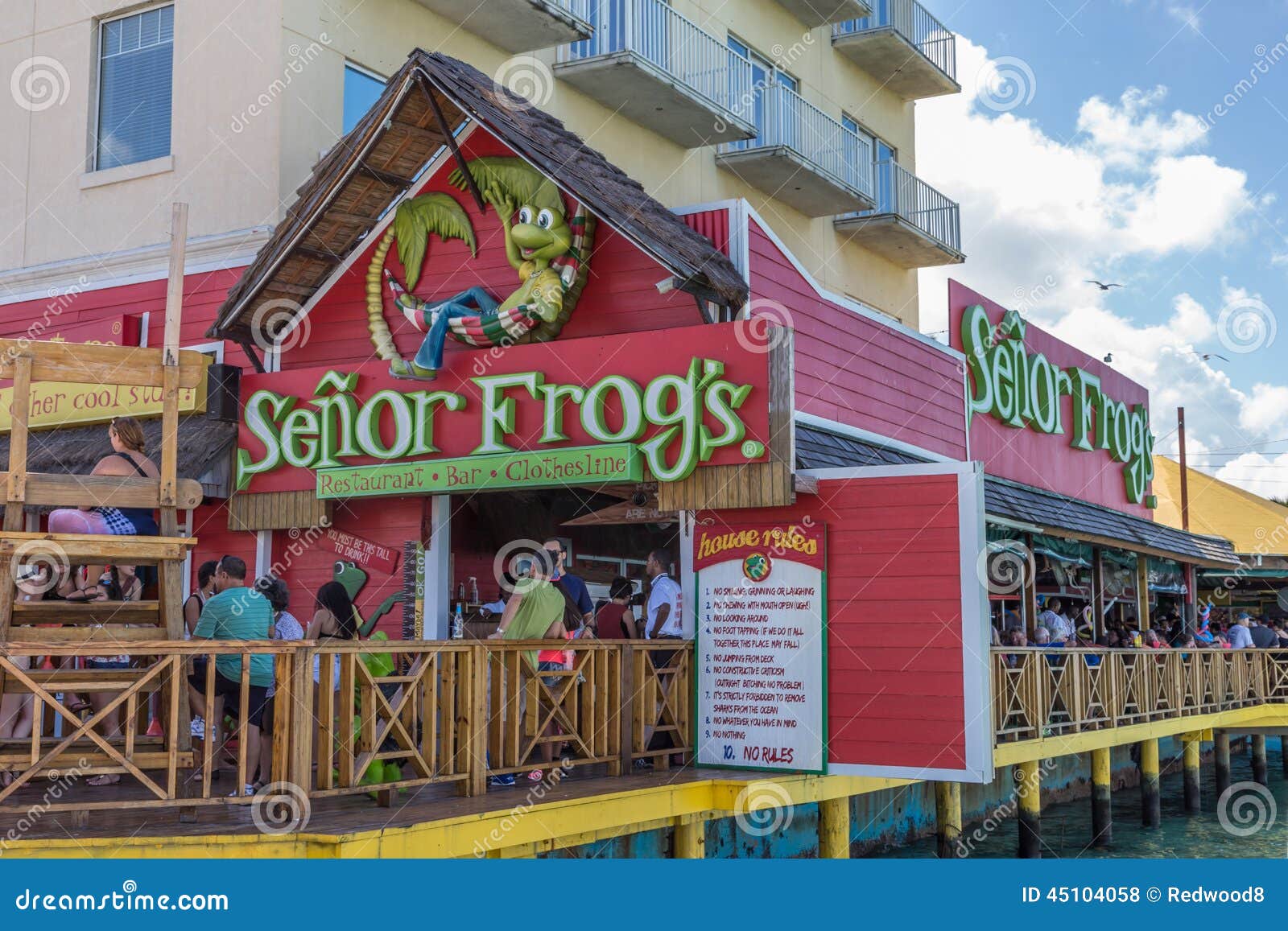 Senor Frogs Restaurant redaktionelles stockfoto. Bild von handel 45104058