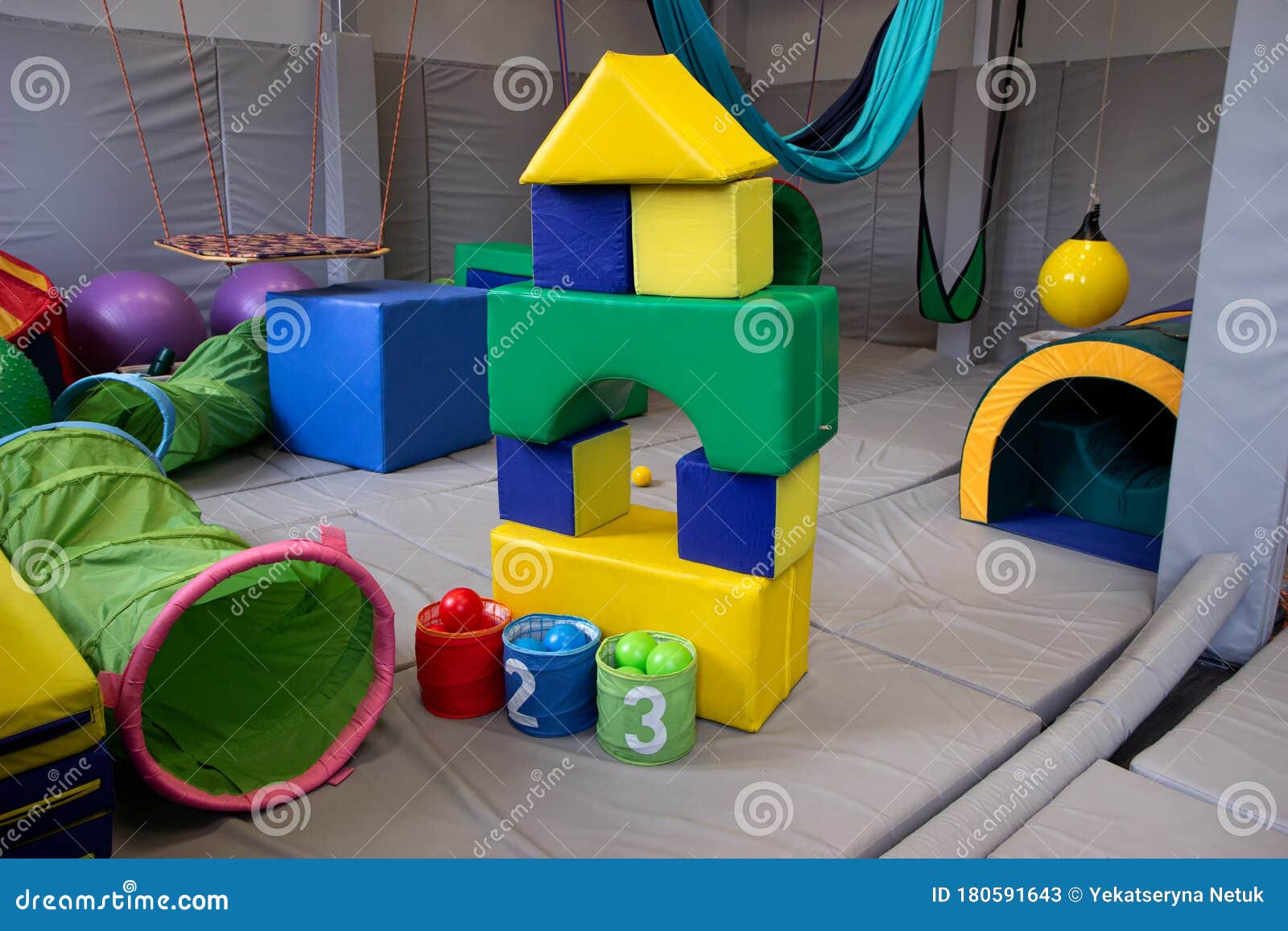 sensory integration room in the center for children