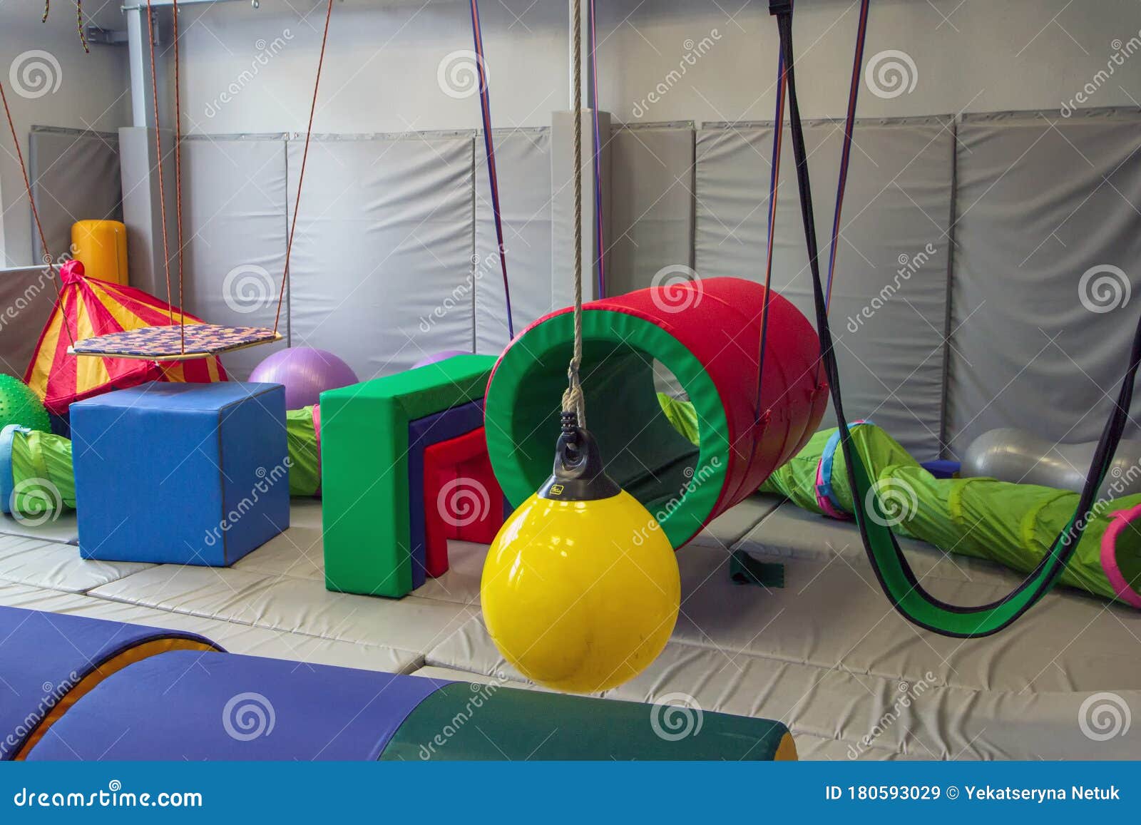 sensory integration room in the center for children