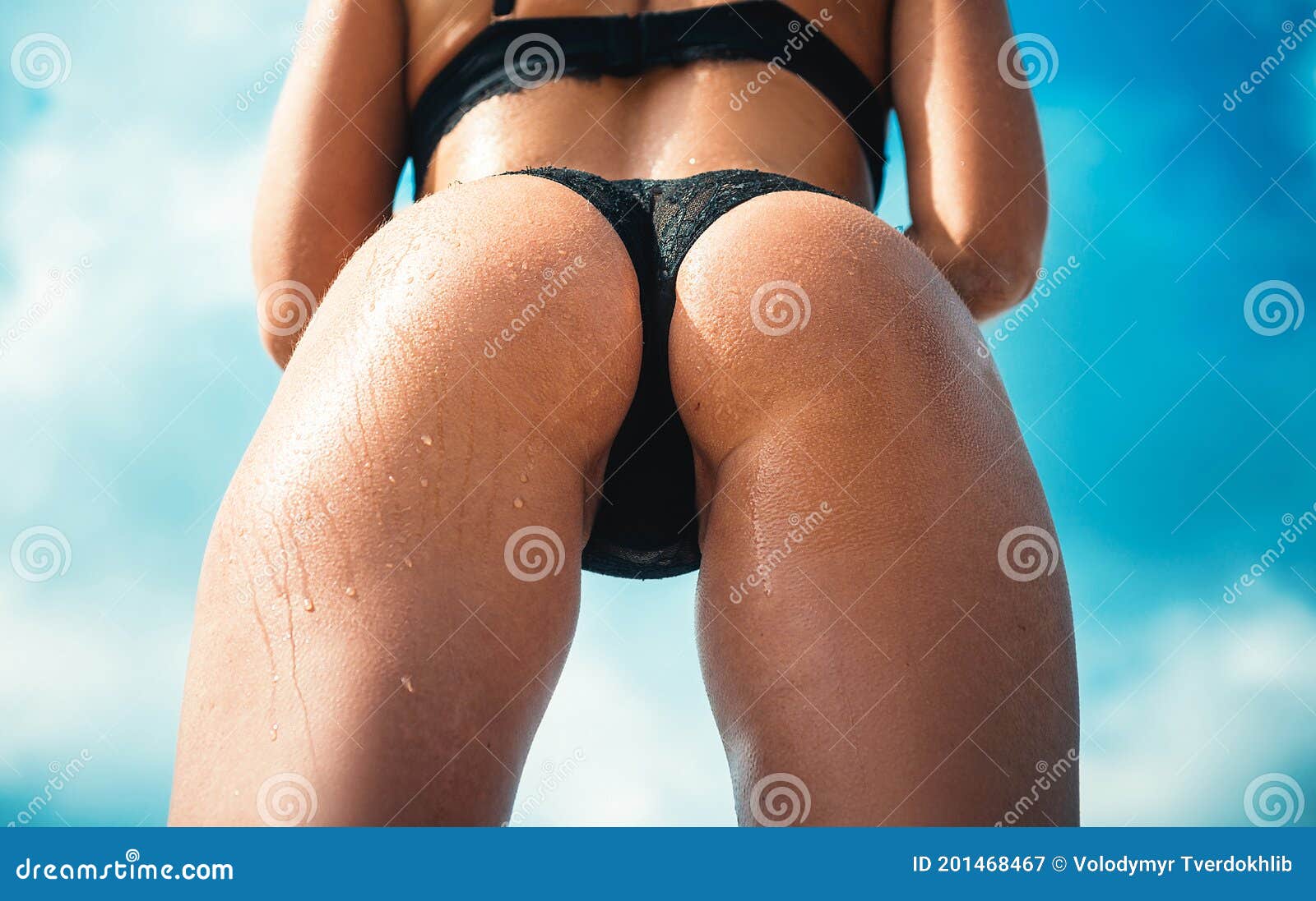 Sensual Attractive Young Woman Ass. she is Wearing Hot Lingerie. Relax in  Spa Stock Image - Image of buttocks, implants: 201468467