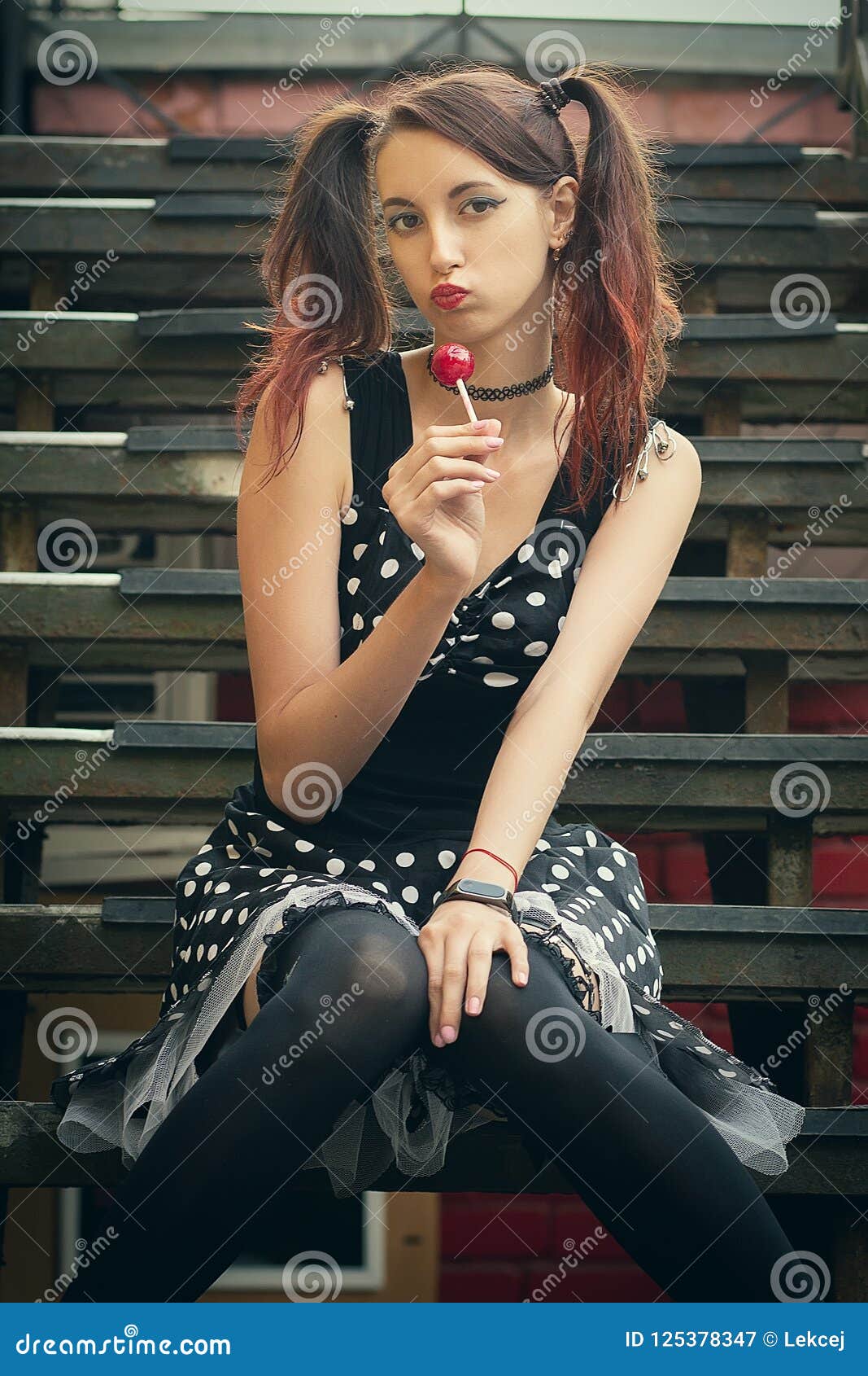 Cute Candy Girl Stock Image Image Of Posing Real Pretty 125378347 