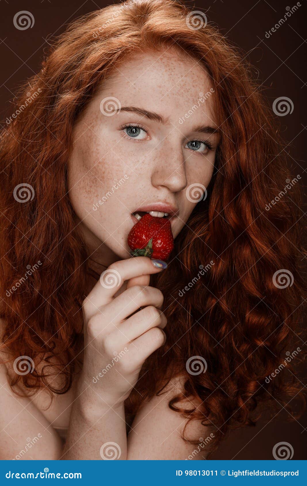 127 Redhead Eating Strawberry Stock Photos - Free & Royalty-Free