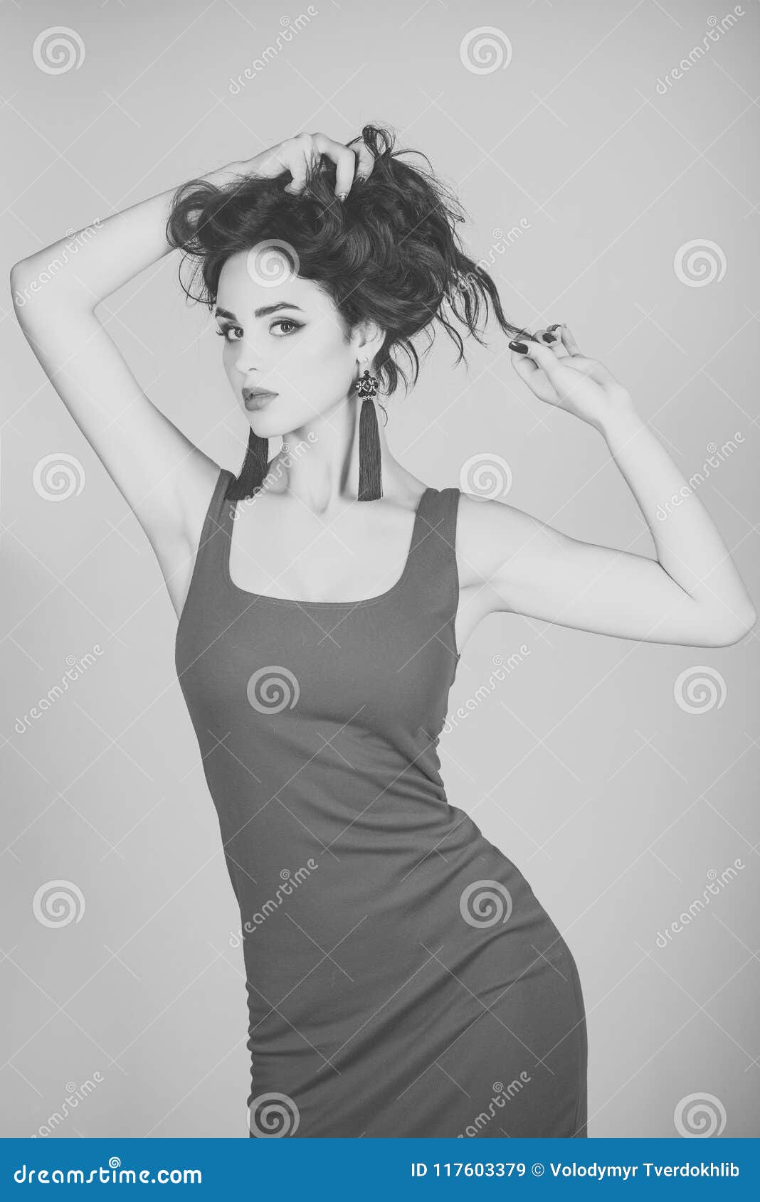 Sensual Woman Body. Beauty or Hairdressing Salon Stock Image - Image of ...