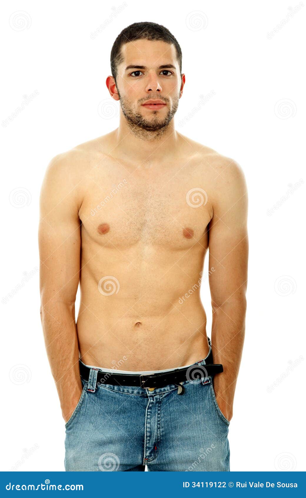 Sensual stock photo. Image of attractive, athlete, isolated 34119122