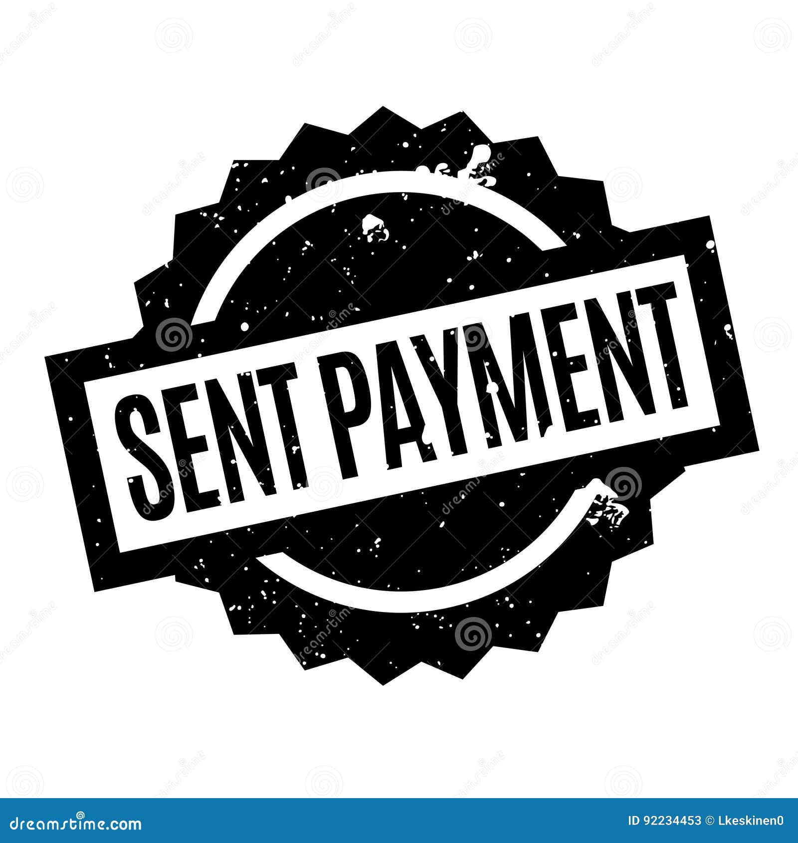Sent Payment rubber stamp stock vector. Illustration of concept - 92234453