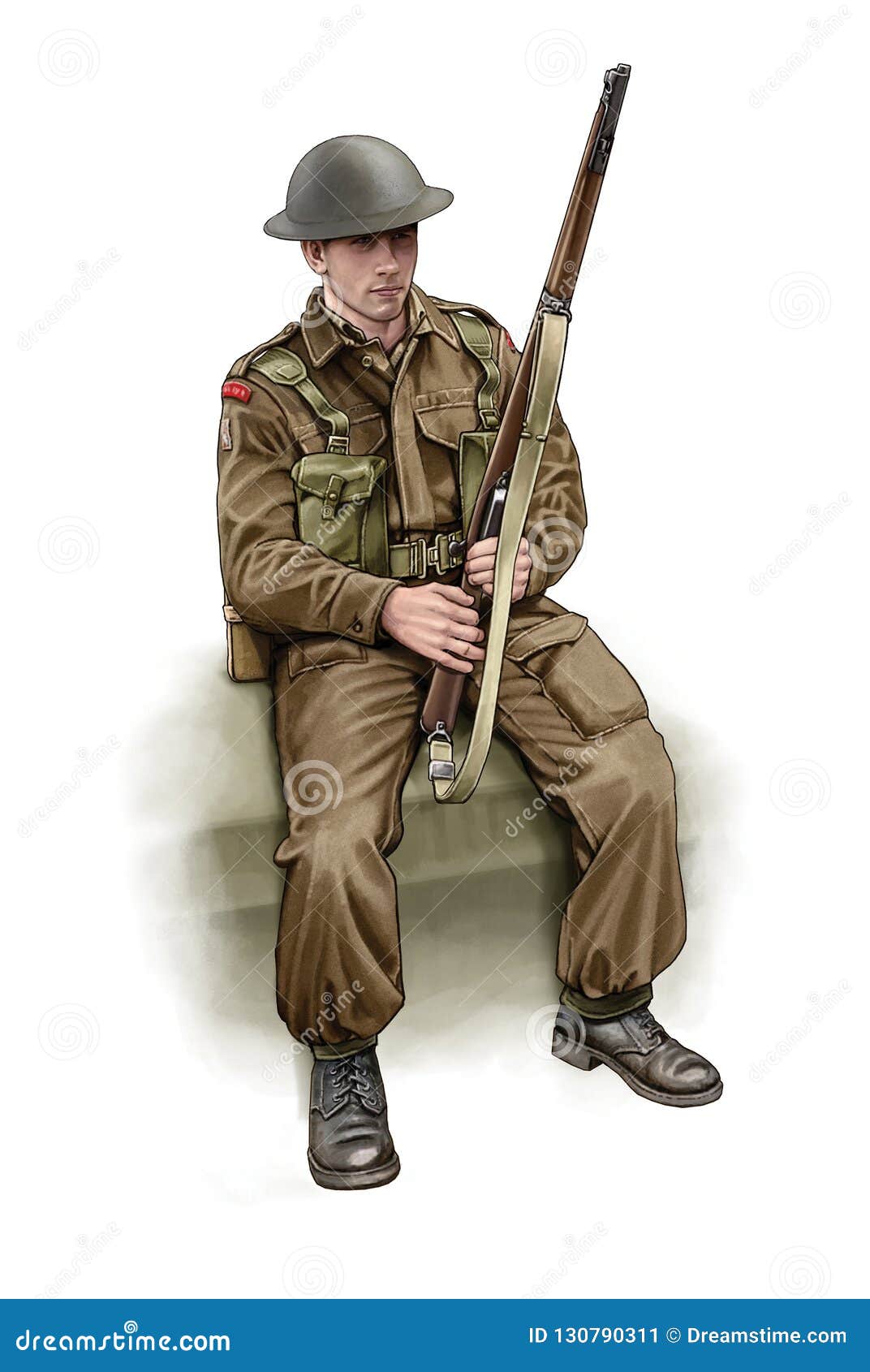 British soldier WW2 Minecraft Skin